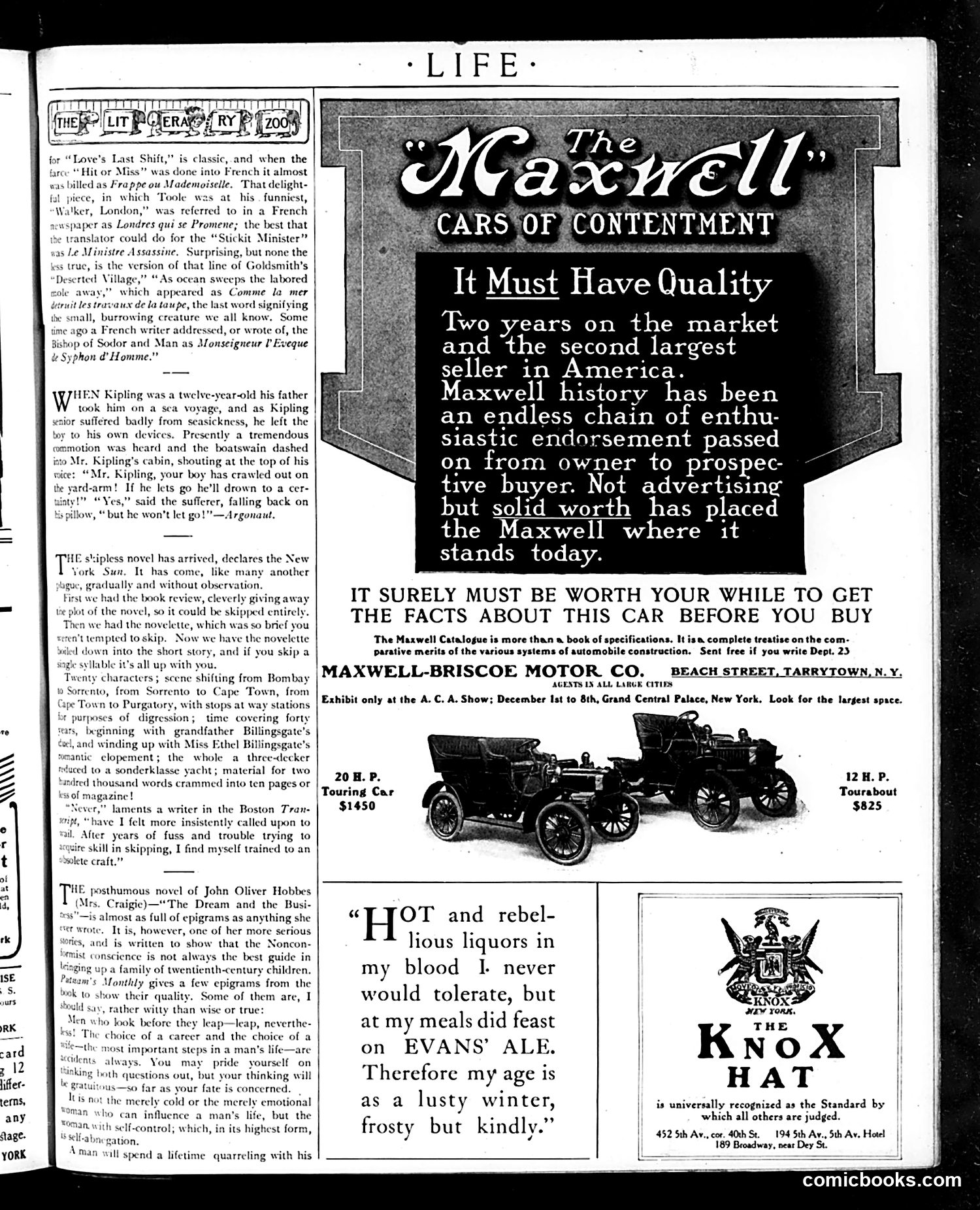Life — November 29, 1906 — page 25 of 28