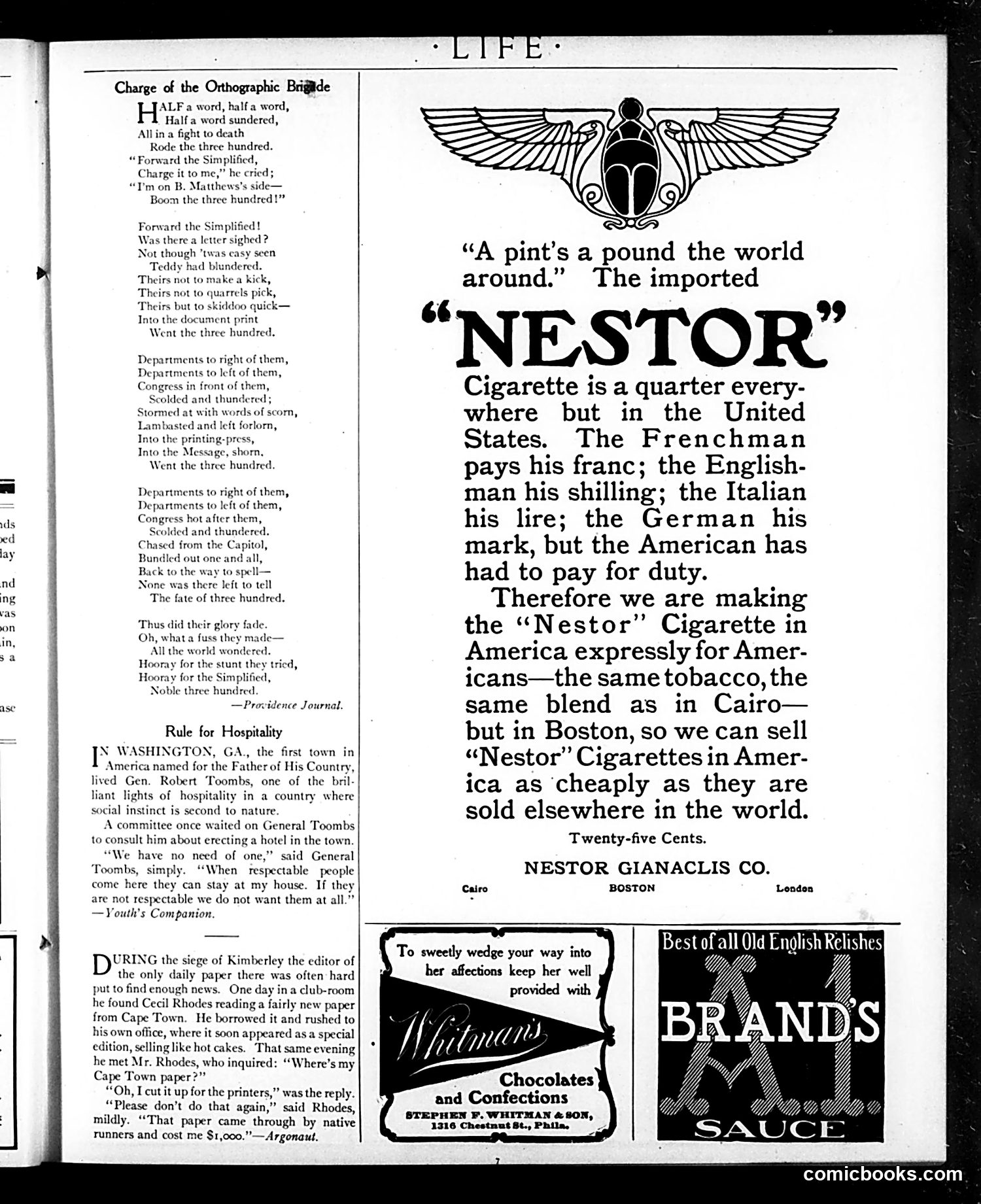 Life — January 3, 1907 — page 7 of 44