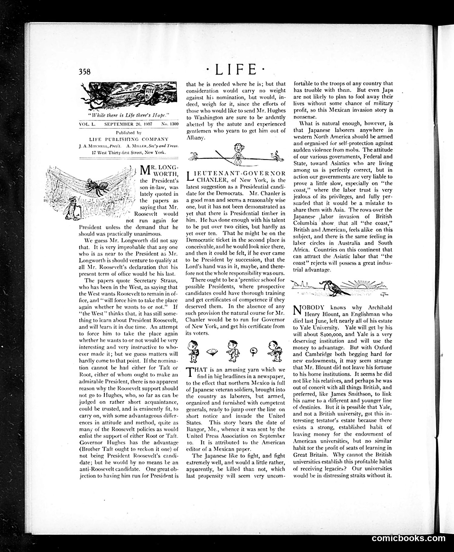 Life — September 26, 1907 — page 6 of 24