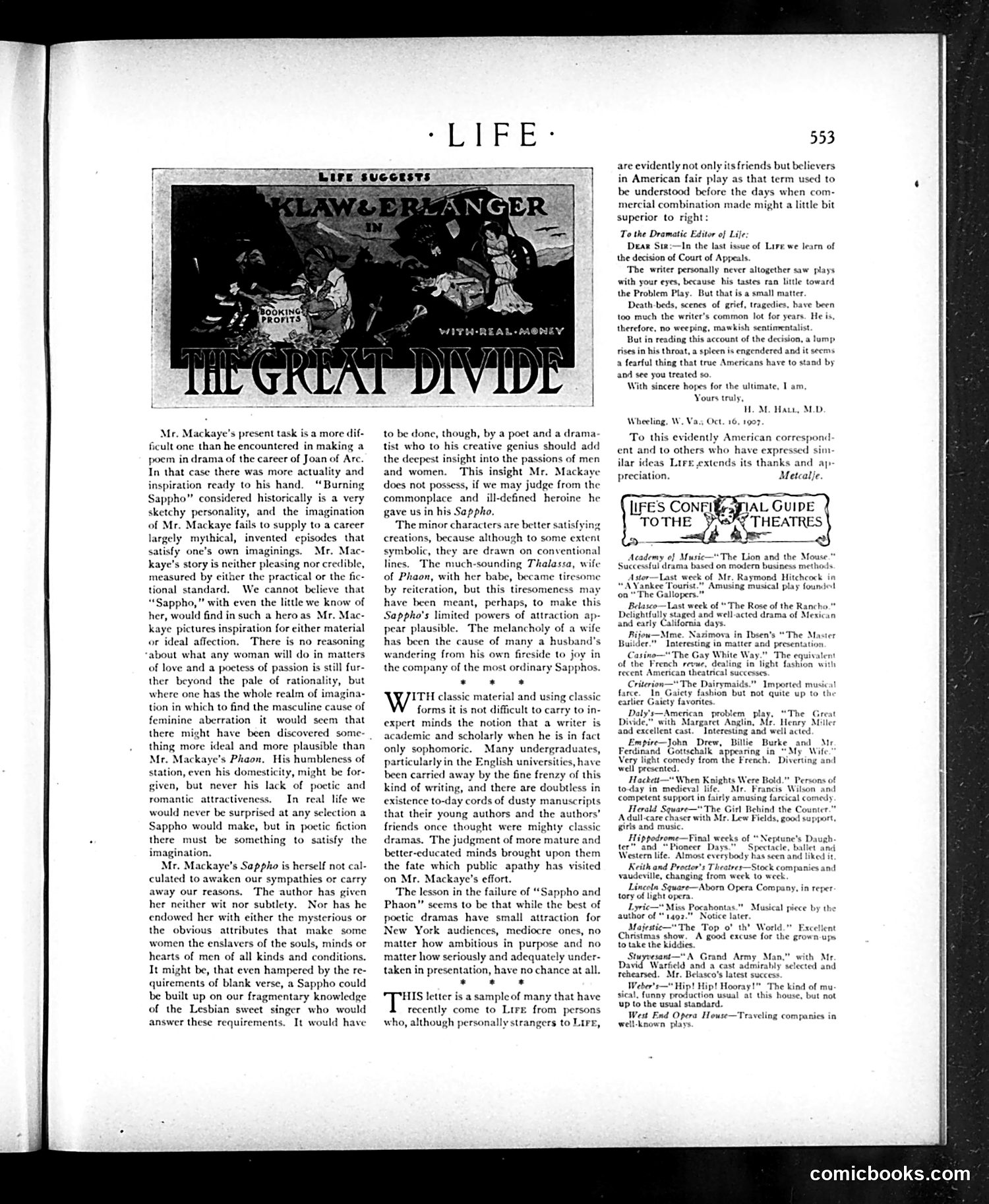 Life — November 7, 1907 — page 29 of 50