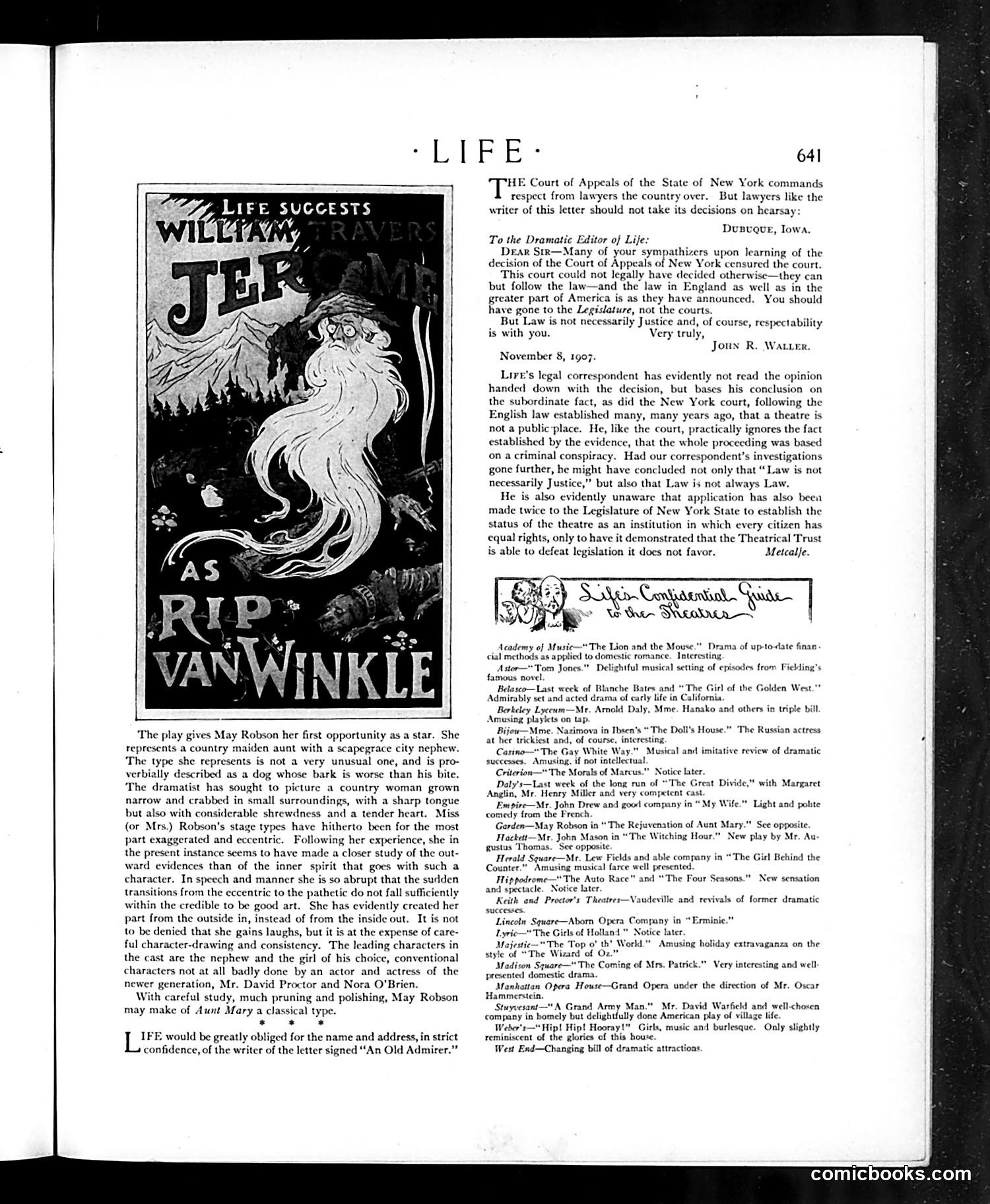 Life — November 28, 1907 — page 13 of 20