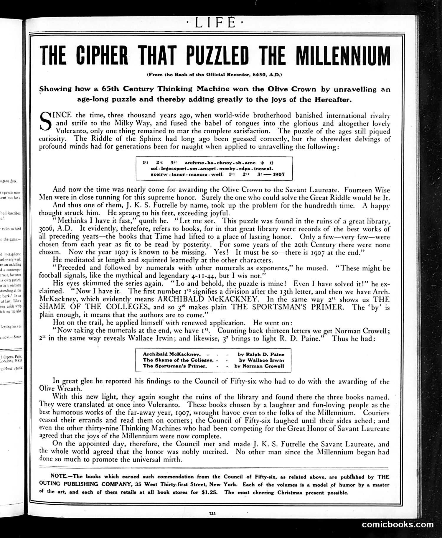 Life — December 12, 1907 — page 17 of 20