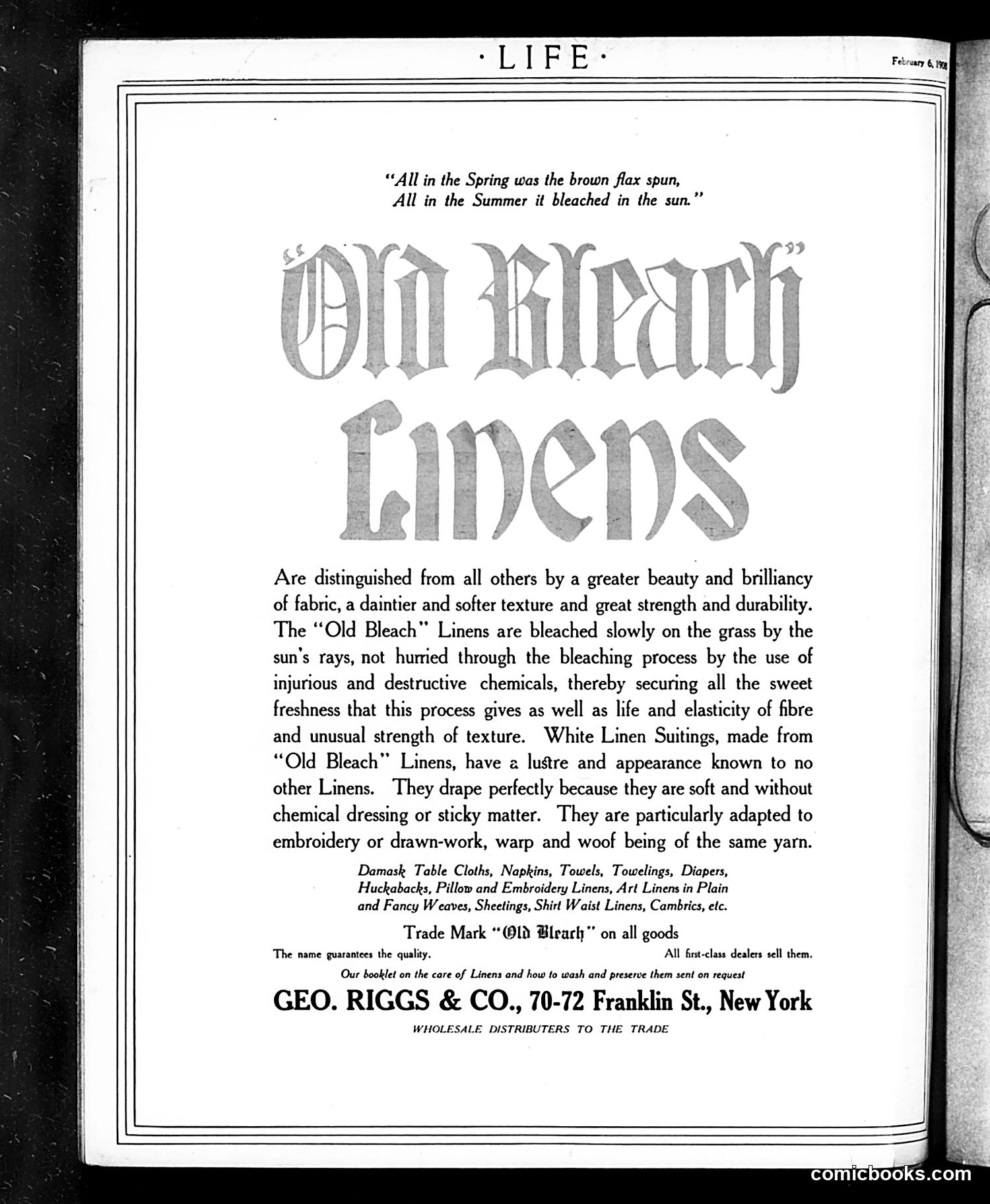 Life — February 6, 1908 — page 36 of 36