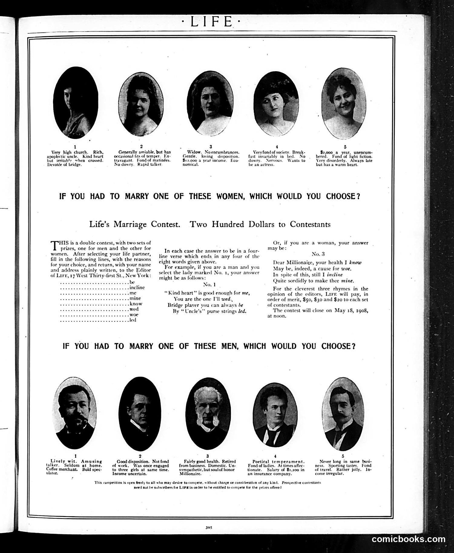 Life — April 9, 1908 — page 19 of 20