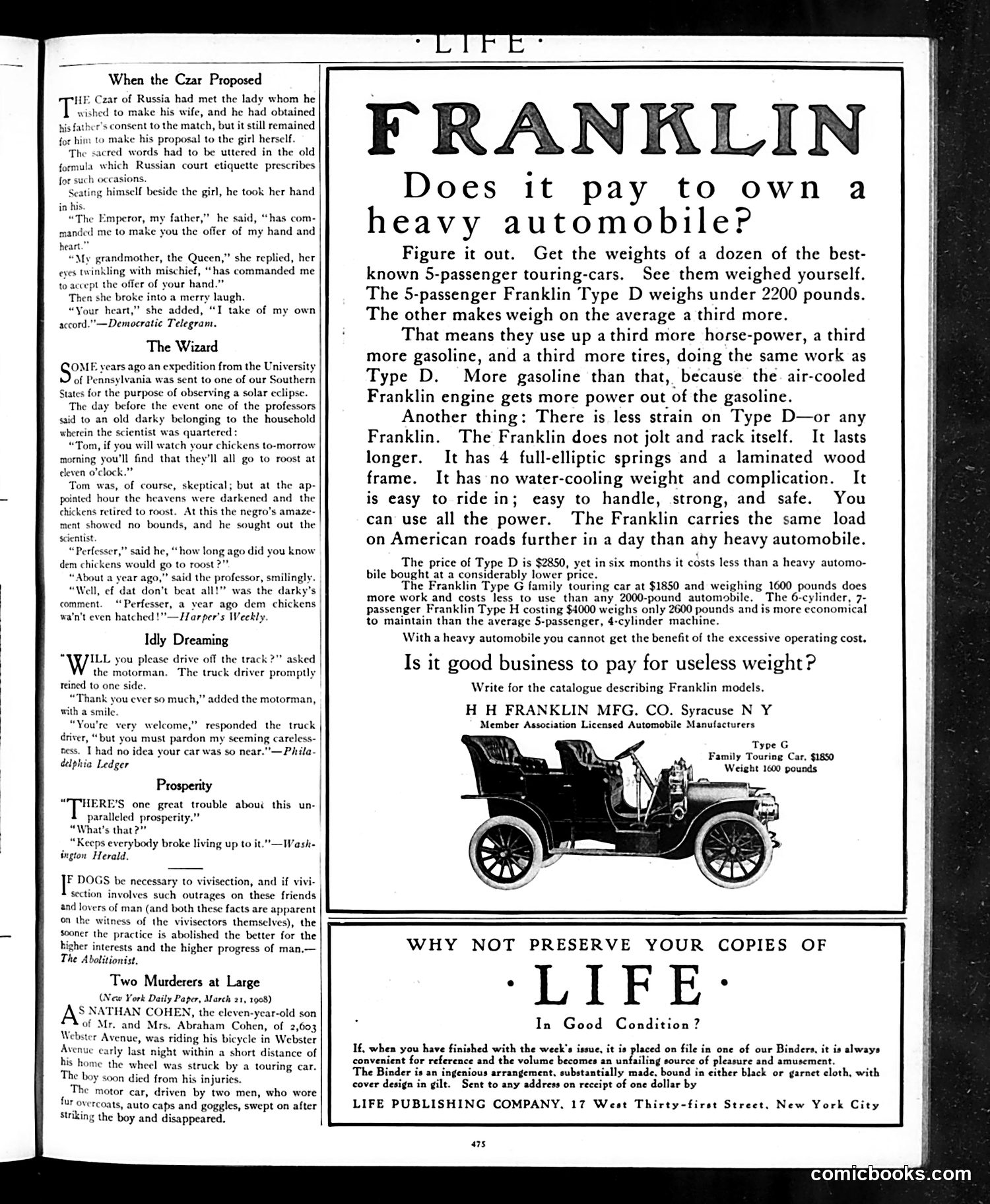 Life — May 7, 1908 — page 11 of 48