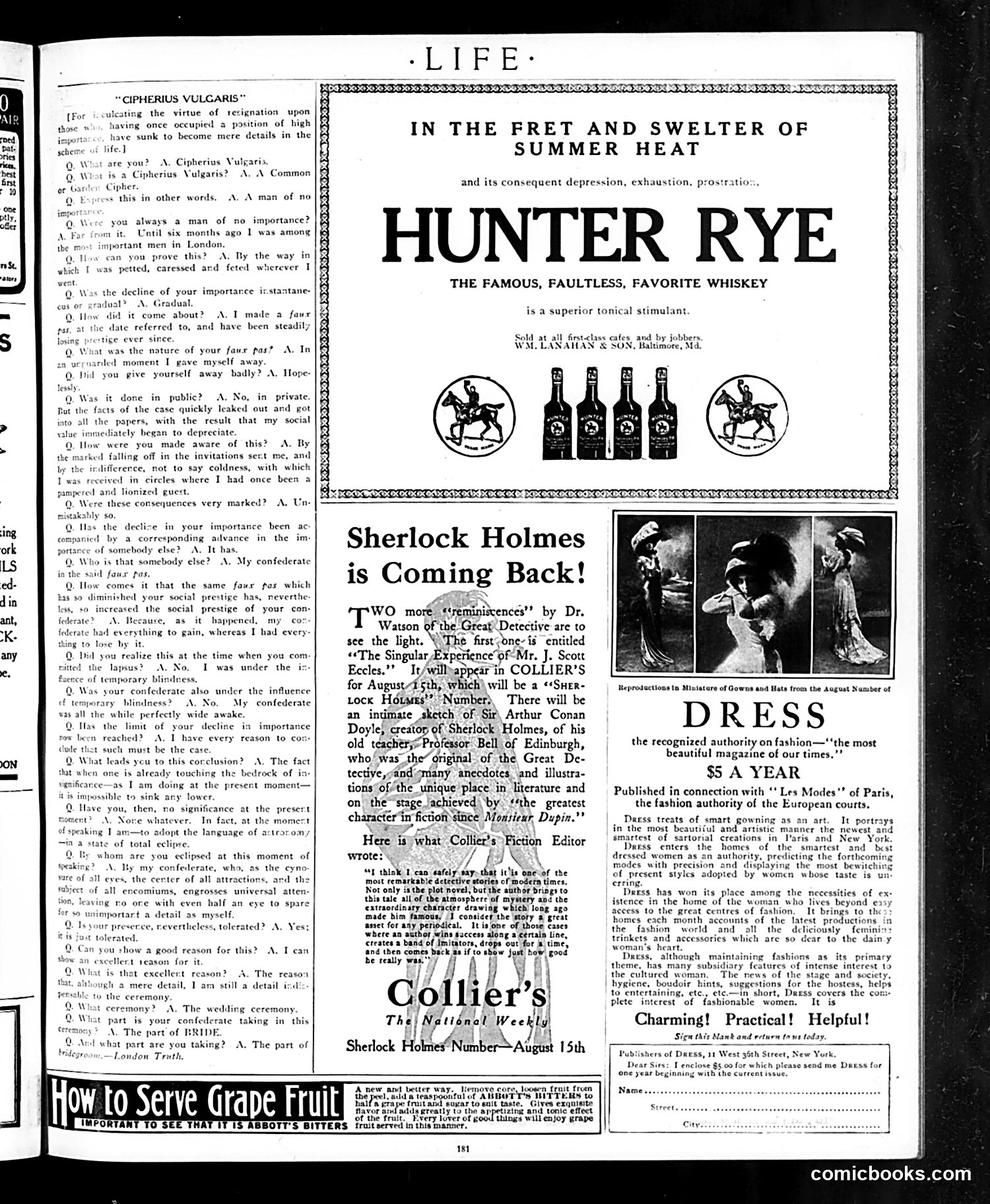 Life — August 13, 1908 — page 19 of 20