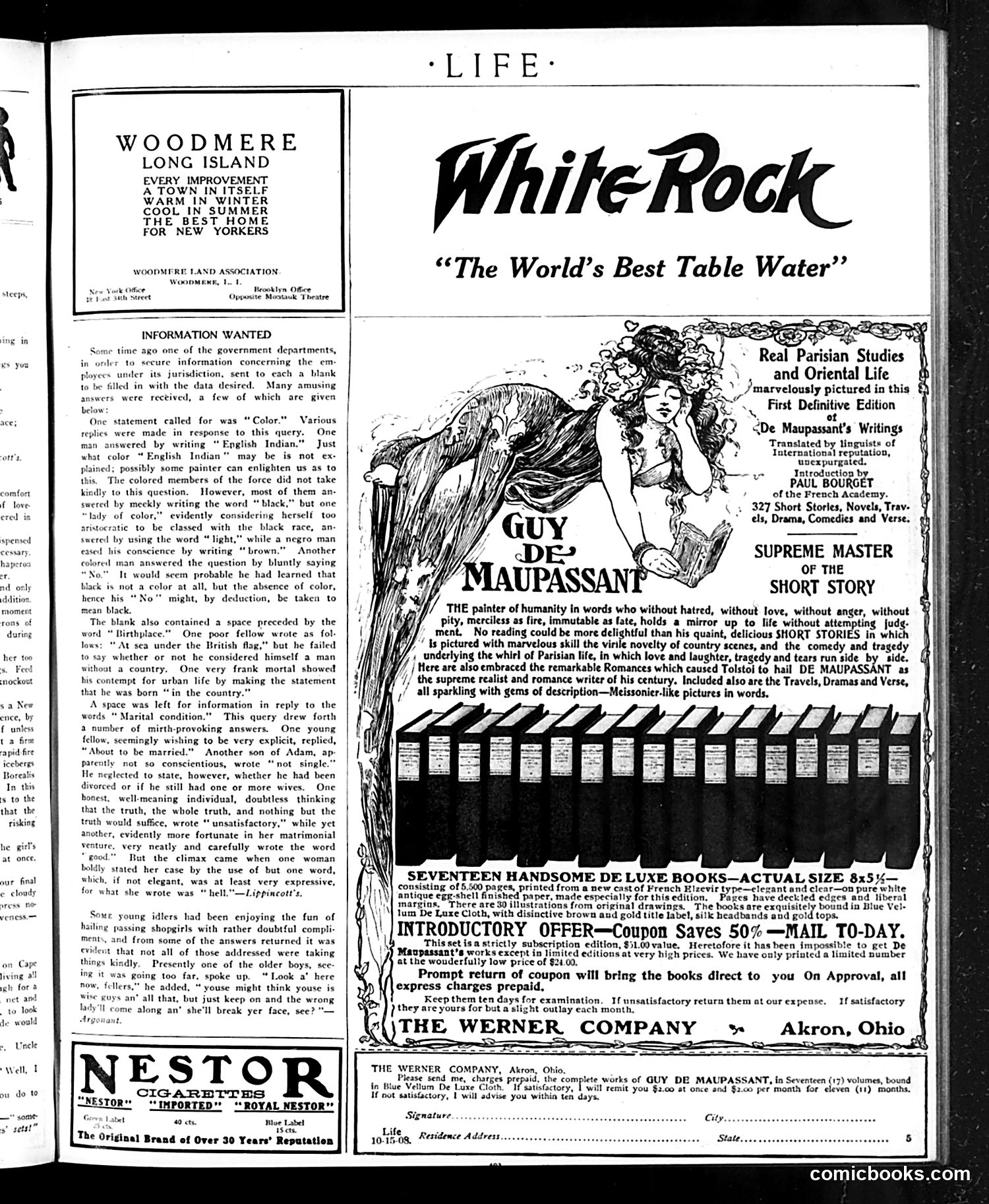 Life — October 15, 1908 — page 5 of 28