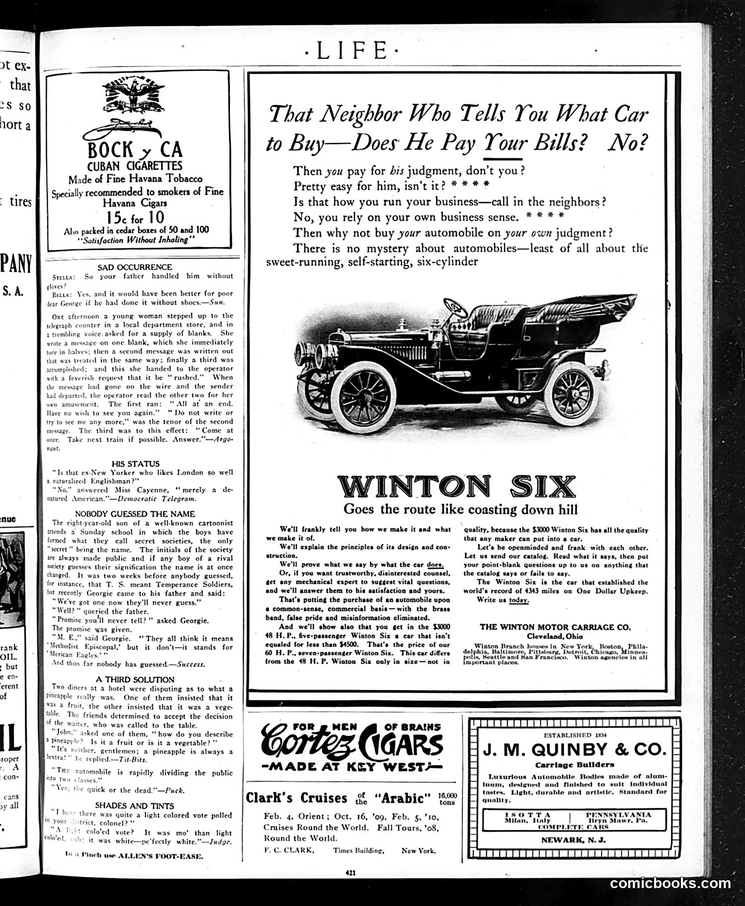 Life — October 15, 1908 — page 23 of 28
