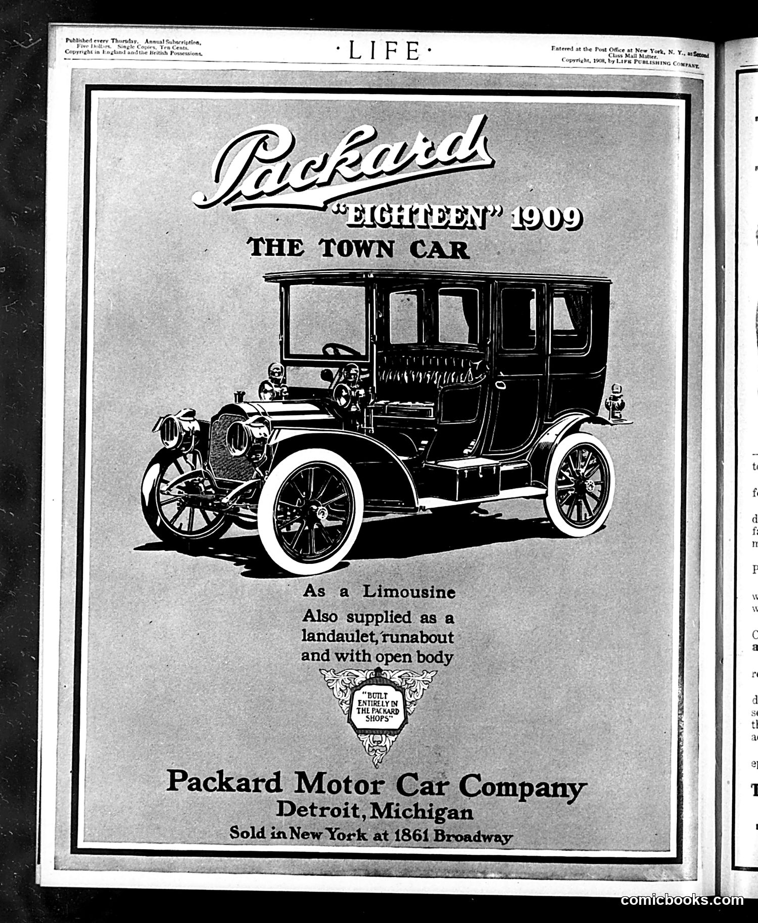 Life — December 3, 1908 — page 2 of 68