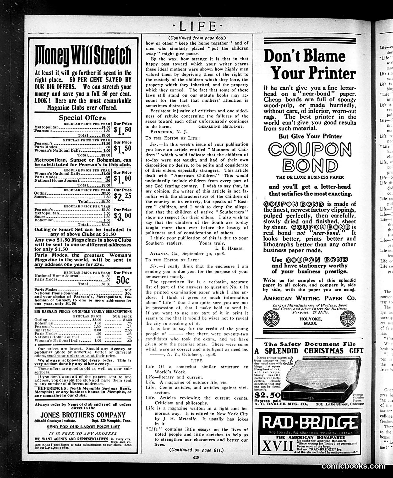 Life — December 3, 1908 — page 16 of 68