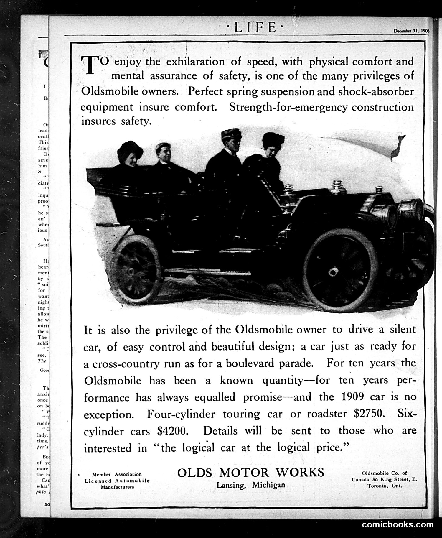 Life — December 31, 1908 — page 20 of 21