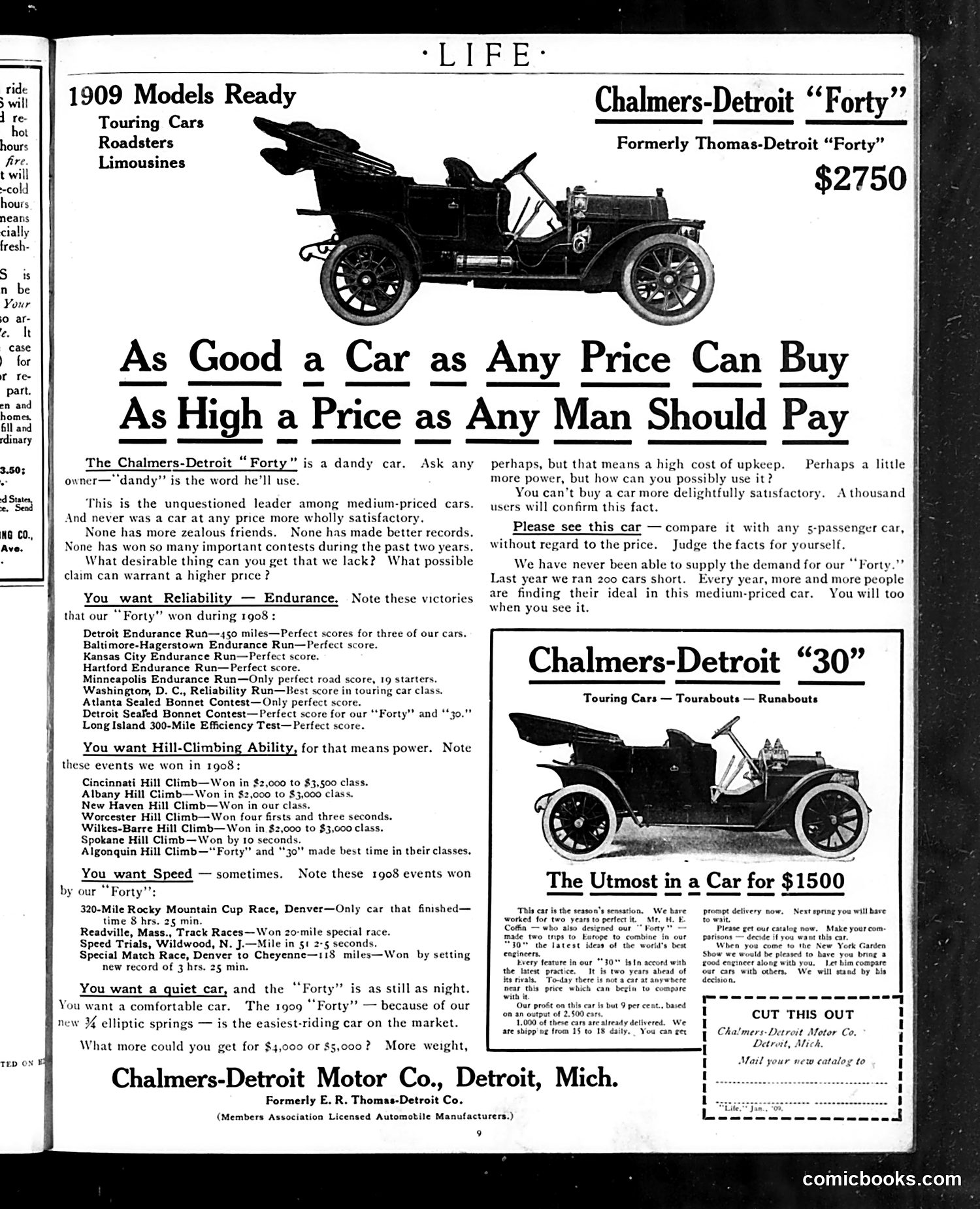 Life — January 7, 1909 — page 9 of 60