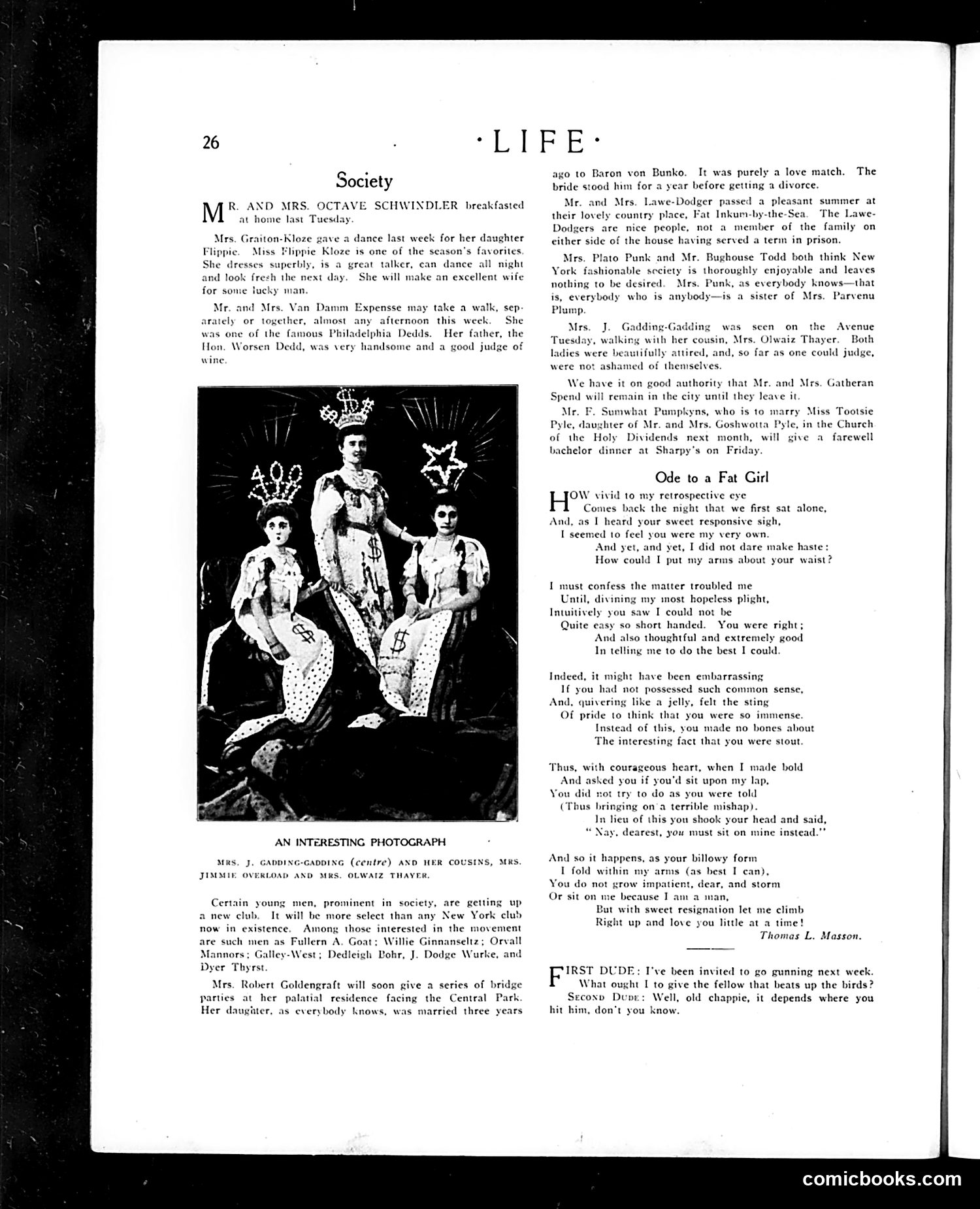 Life — January 7, 1909 — page 26 of 60