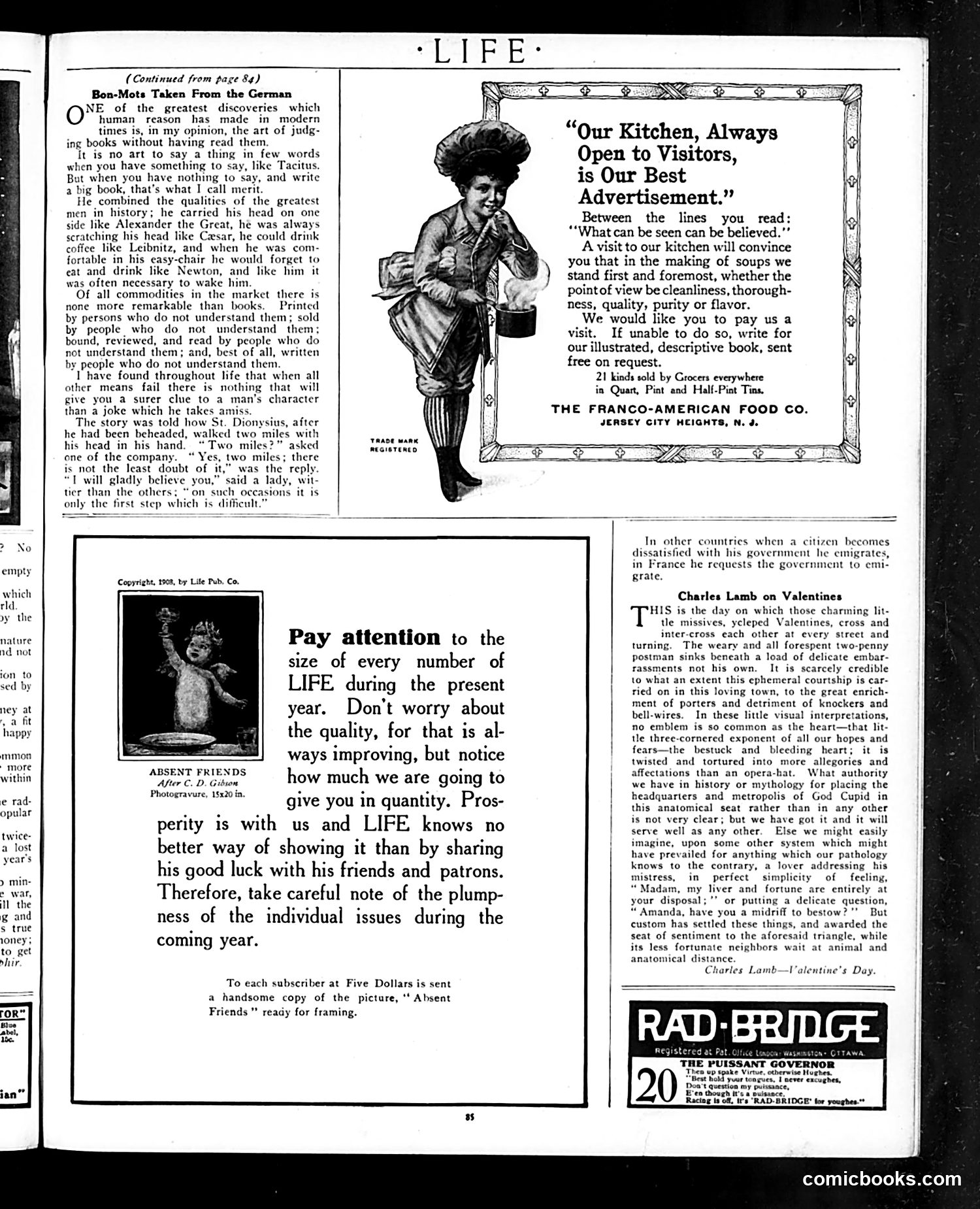 Life — January 14, 1909 — page 25 of 28