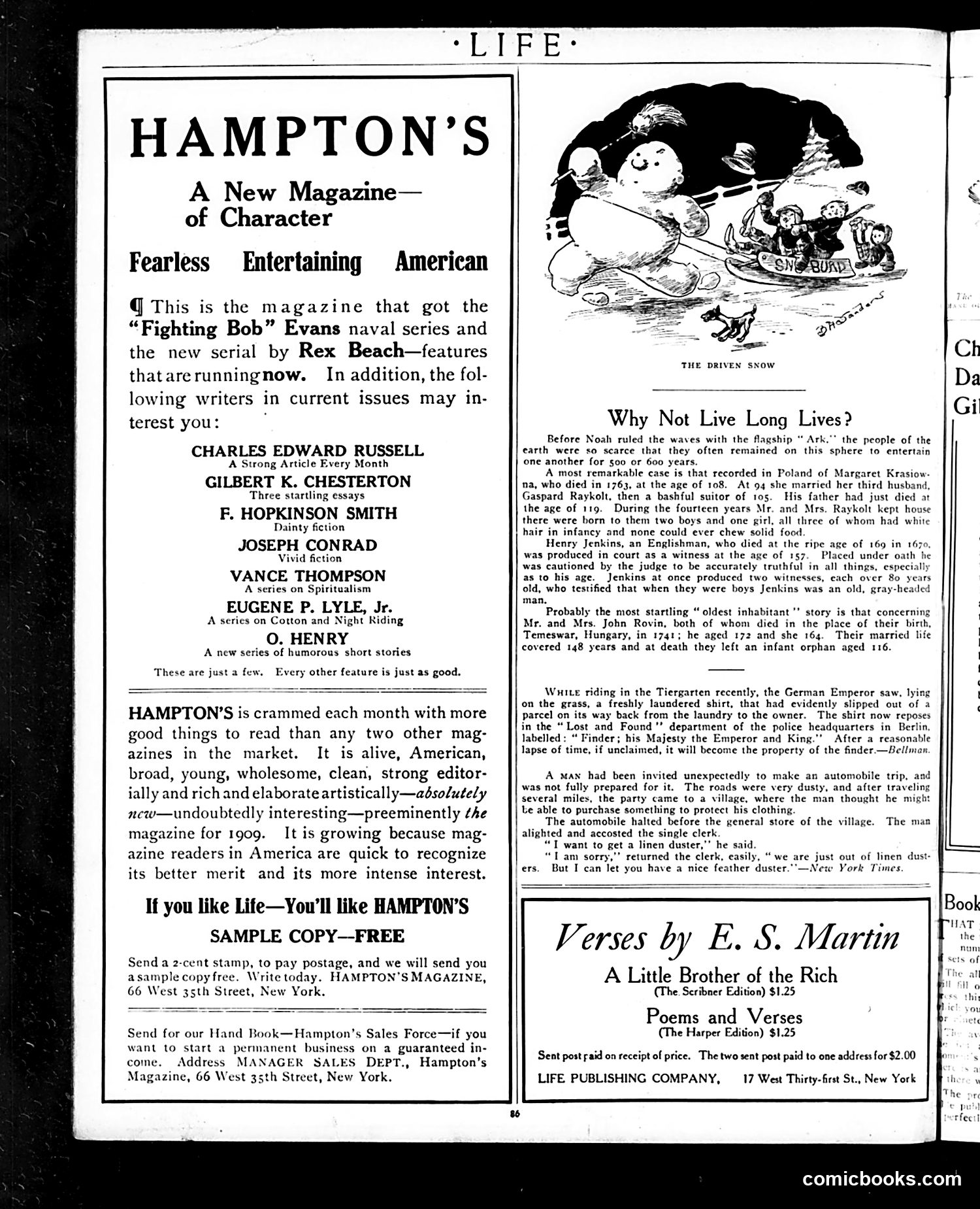Life — January 14, 1909 — page 26 of 28