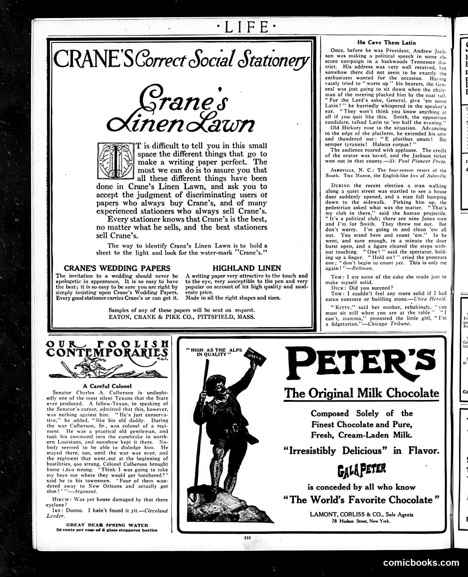 Life — January 21, 1909 — page 22 of 28