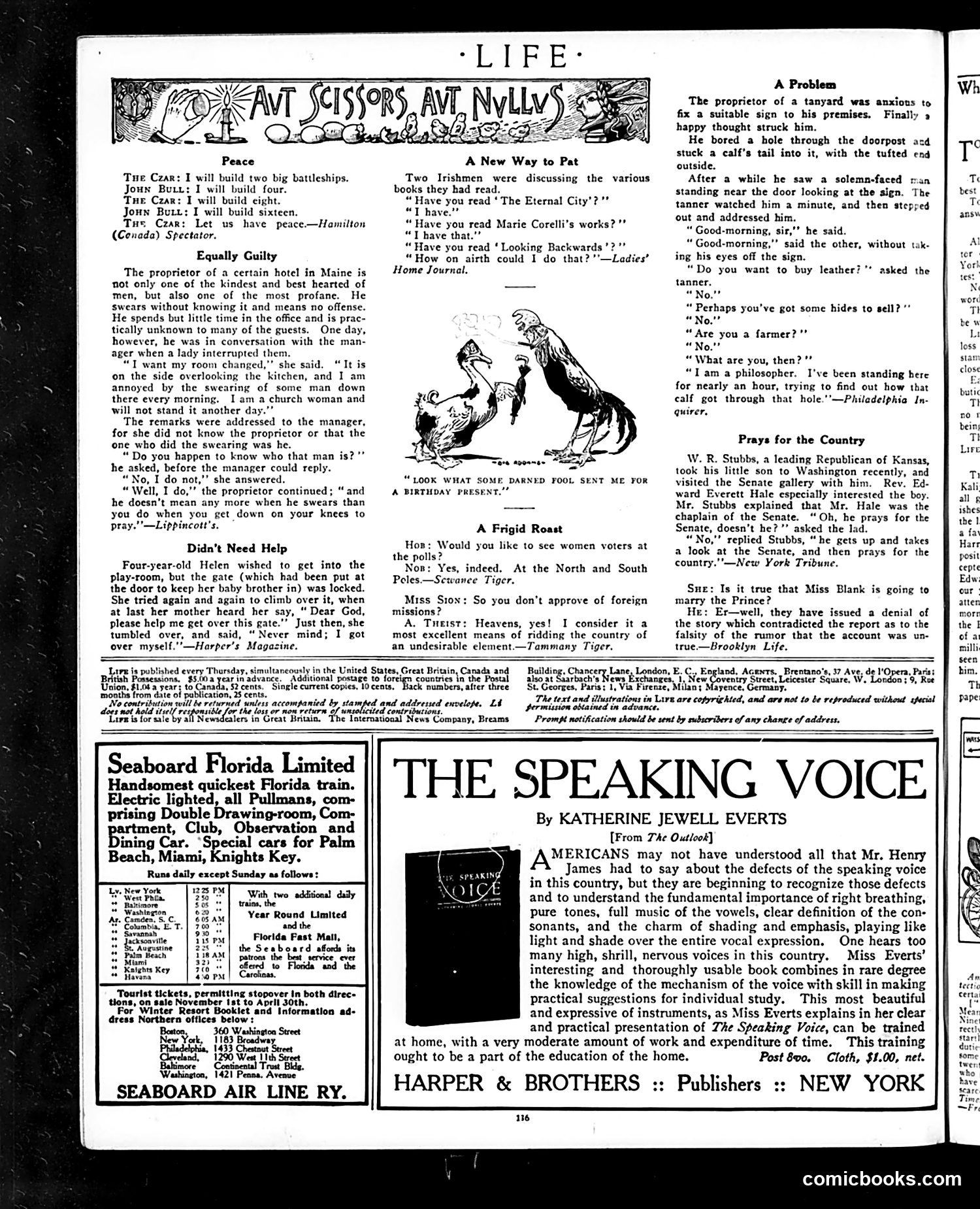 Life — January 28, 1909 — page 20 of 28