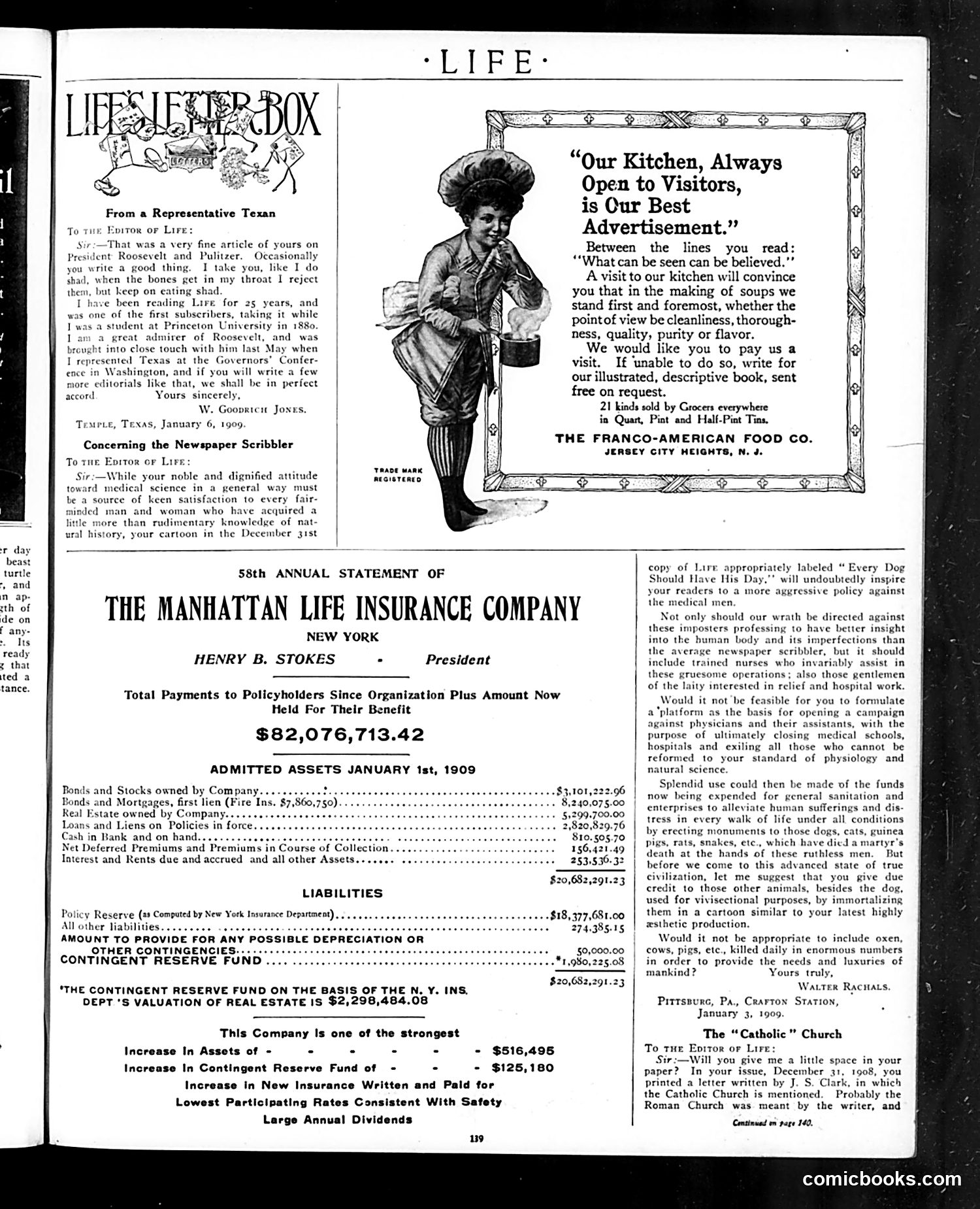 Life — January 28, 1909 — page 23 of 28