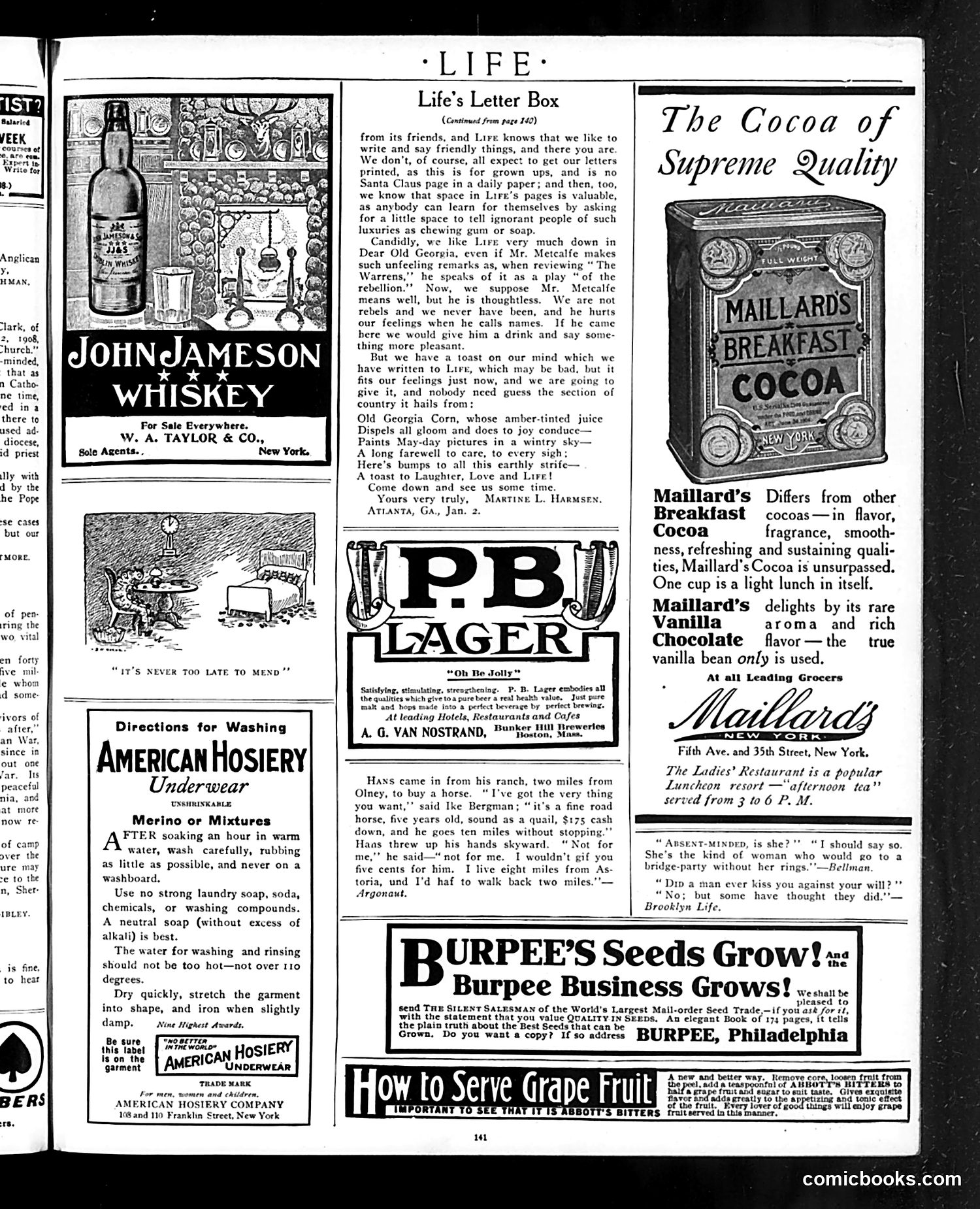 Life — January 28, 1909 — page 25 of 28