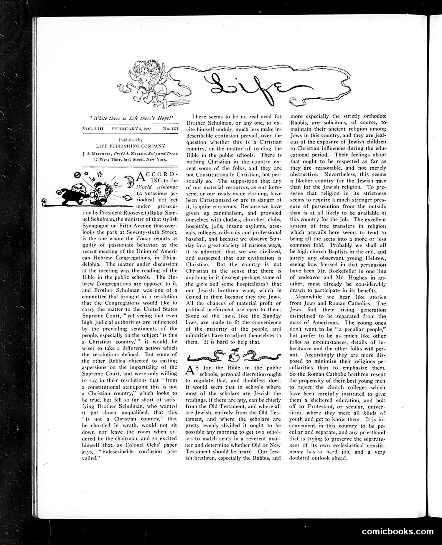 Life — February 4, 1909 — page 12 of 40