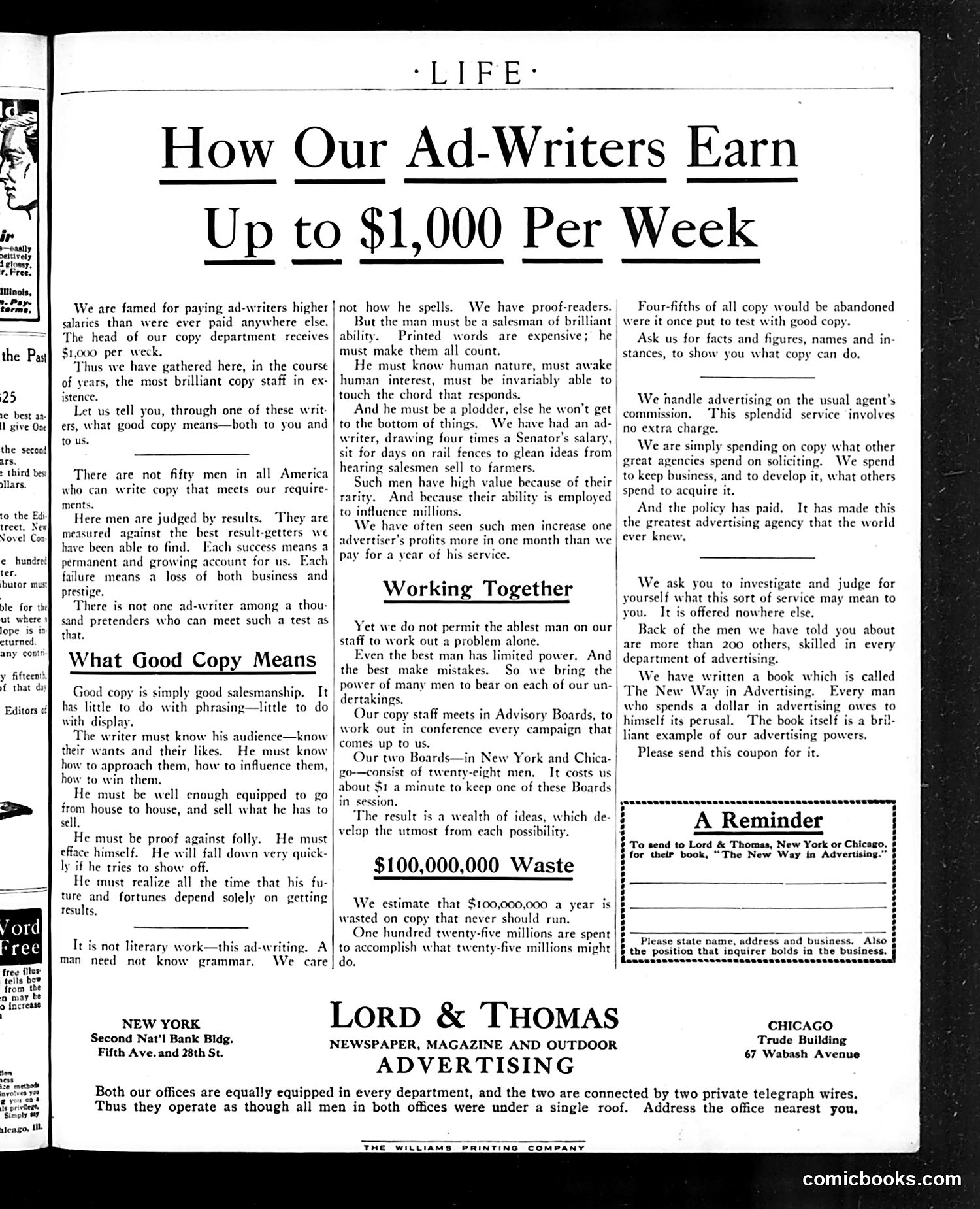 Life — February 4, 1909 — page 39 of 40