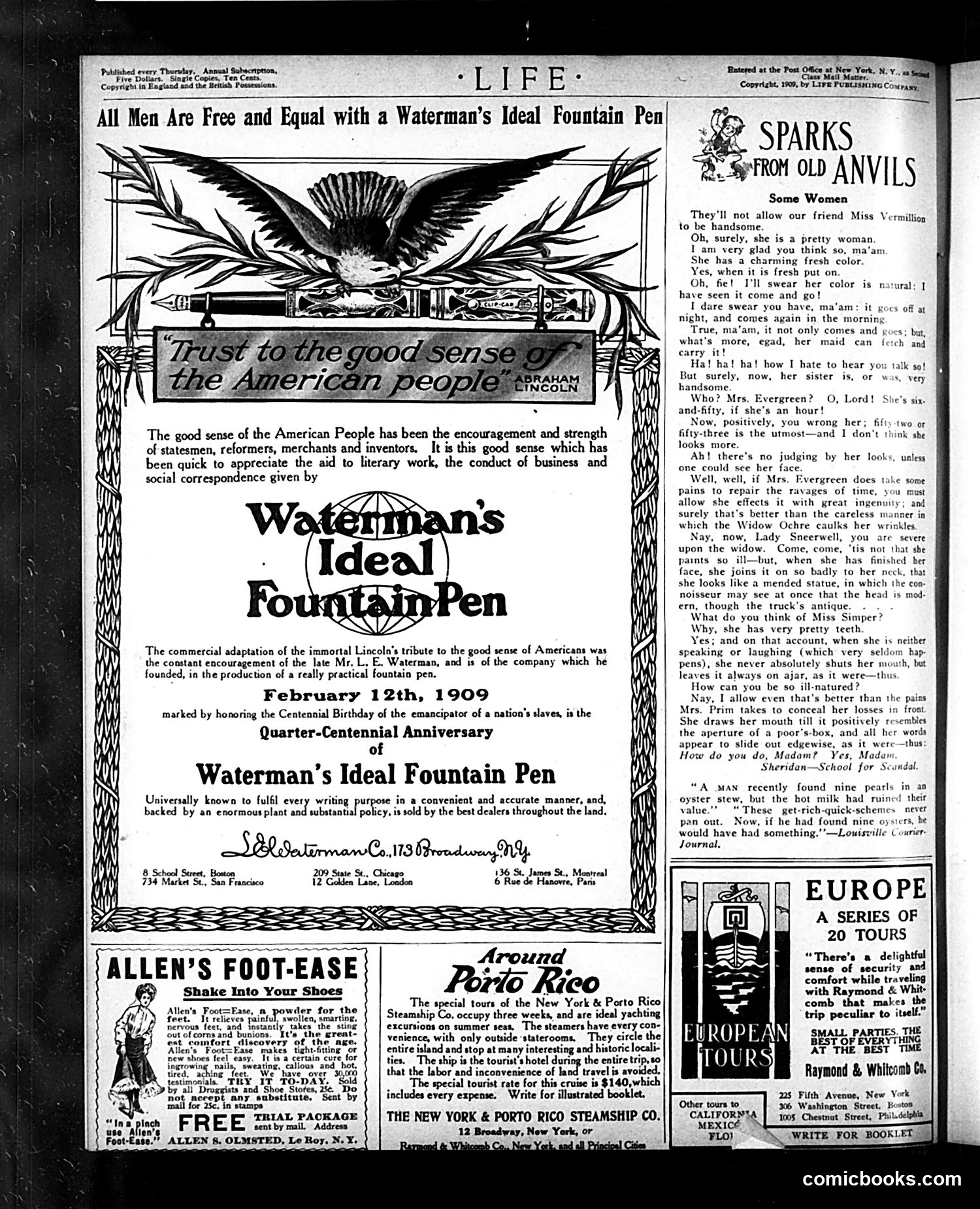 Life — February 11, 1909 — page 2 of 28