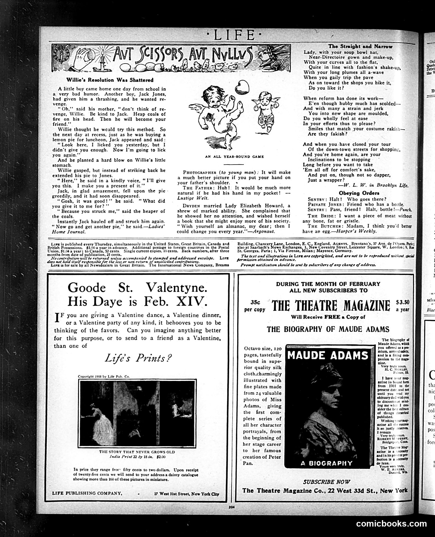 Life — February 11, 1909 — page 20 of 28