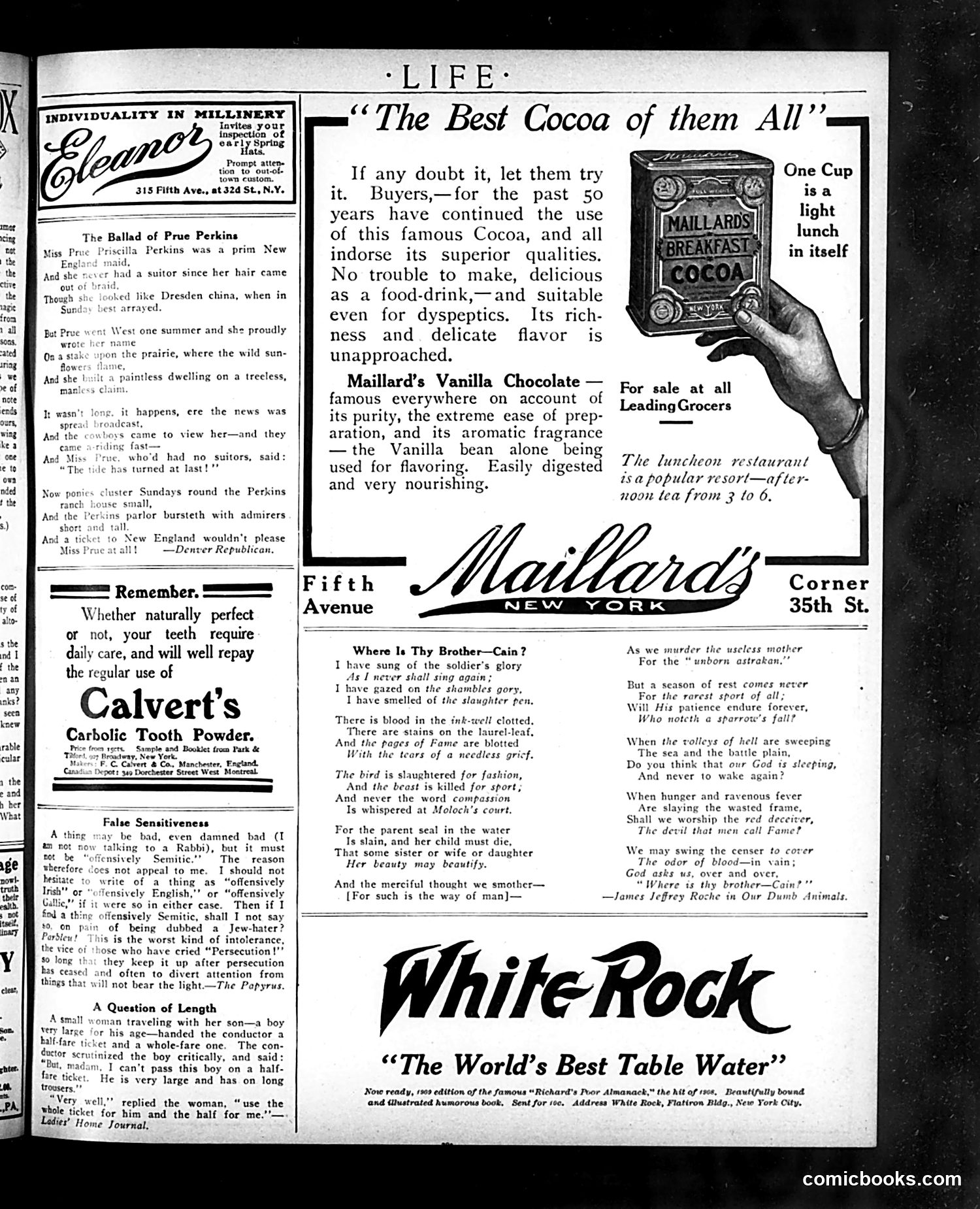 Life — March 18, 1909 — page 29 of 32