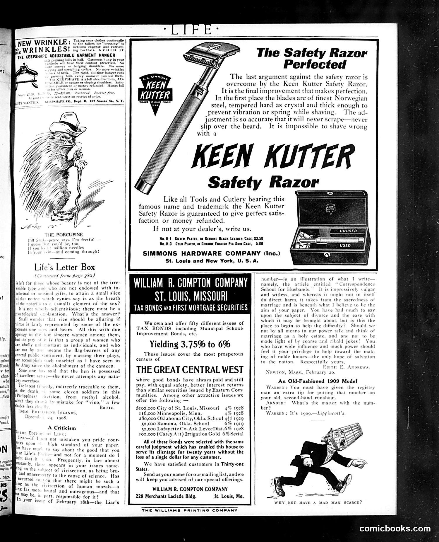 Life — March 18, 1909 — page 31 of 32