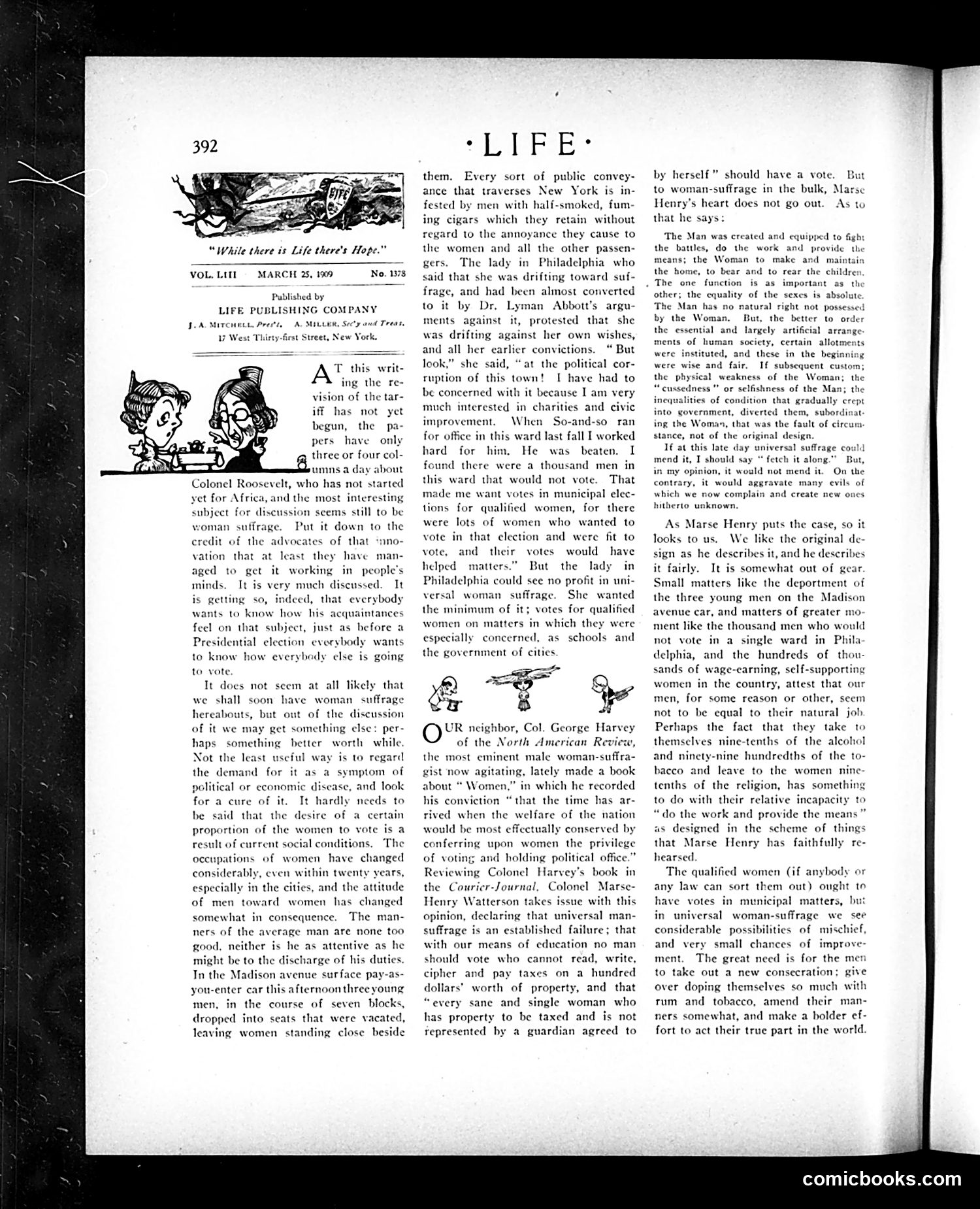 Life — March 25, 1909 — page 8 of 36