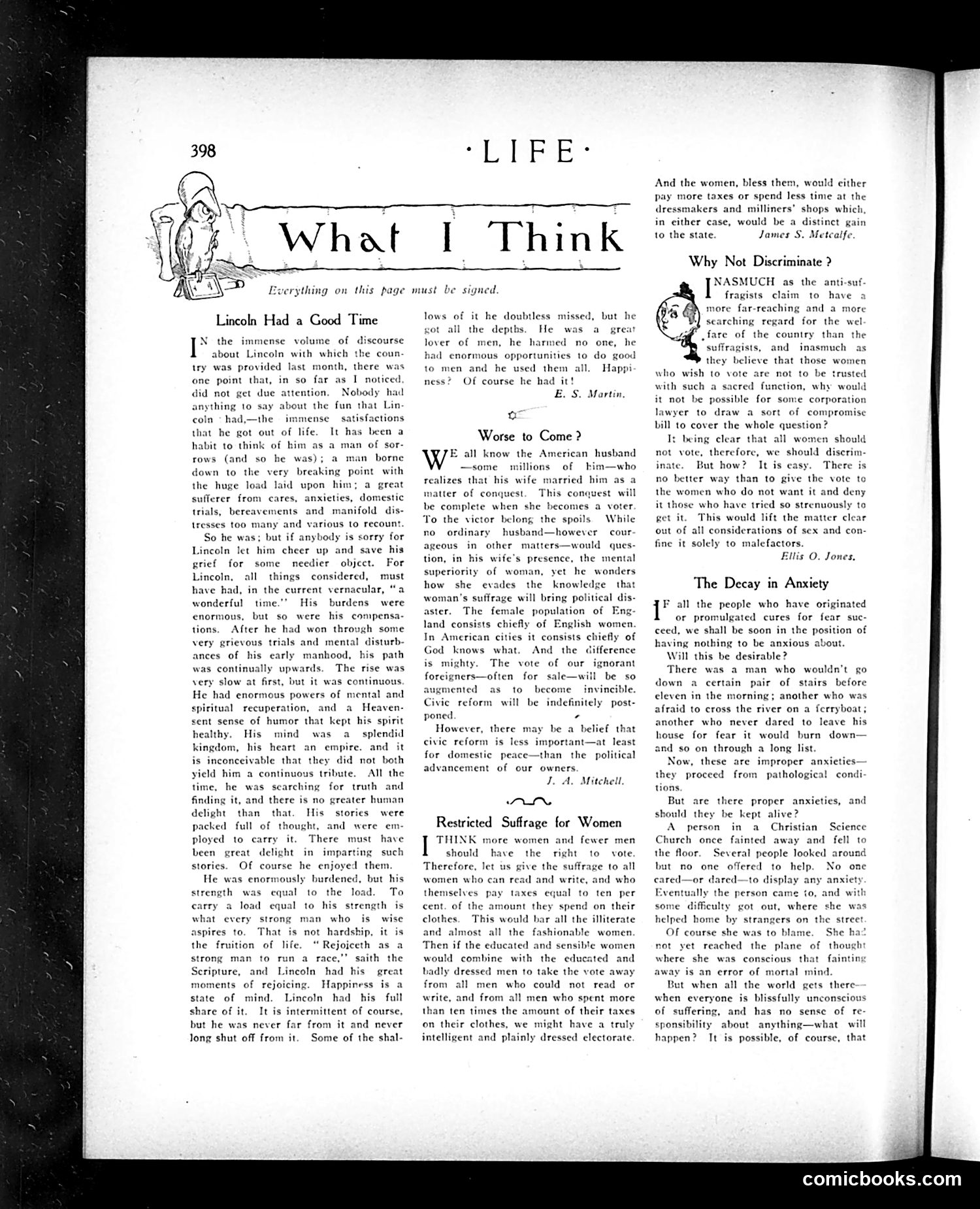 Life — March 25, 1909 — page 14 of 36
