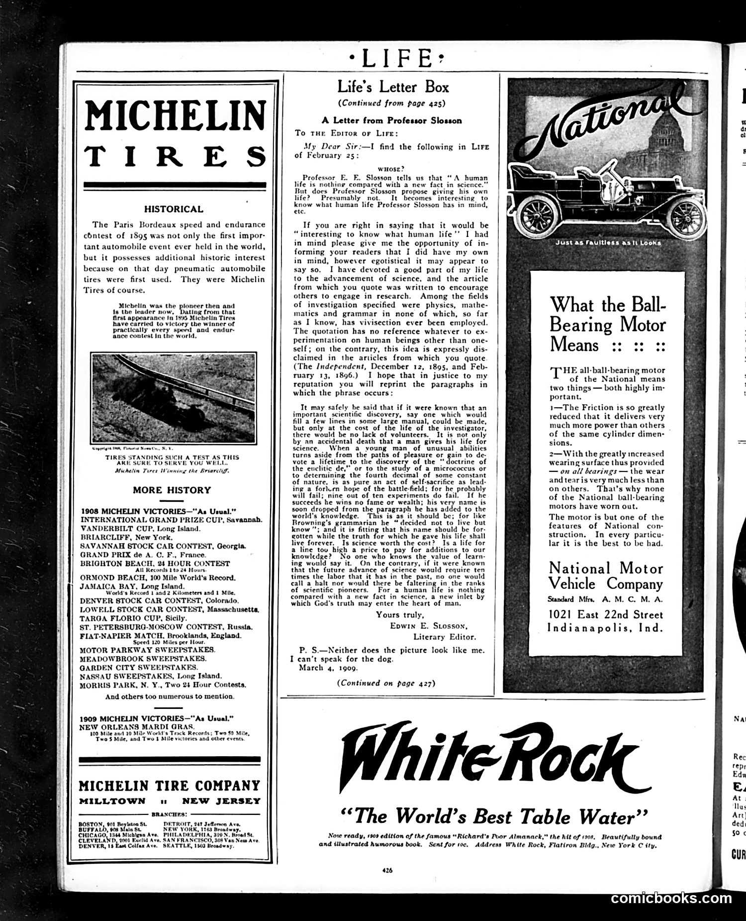 Life — April 1, 1909 — page 6 of 52