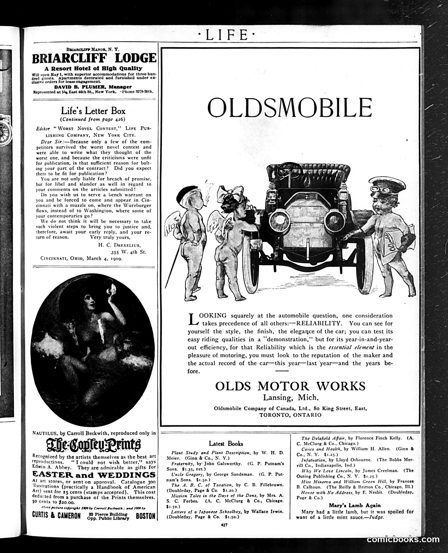Life — April 1, 1909 — page 7 of 52