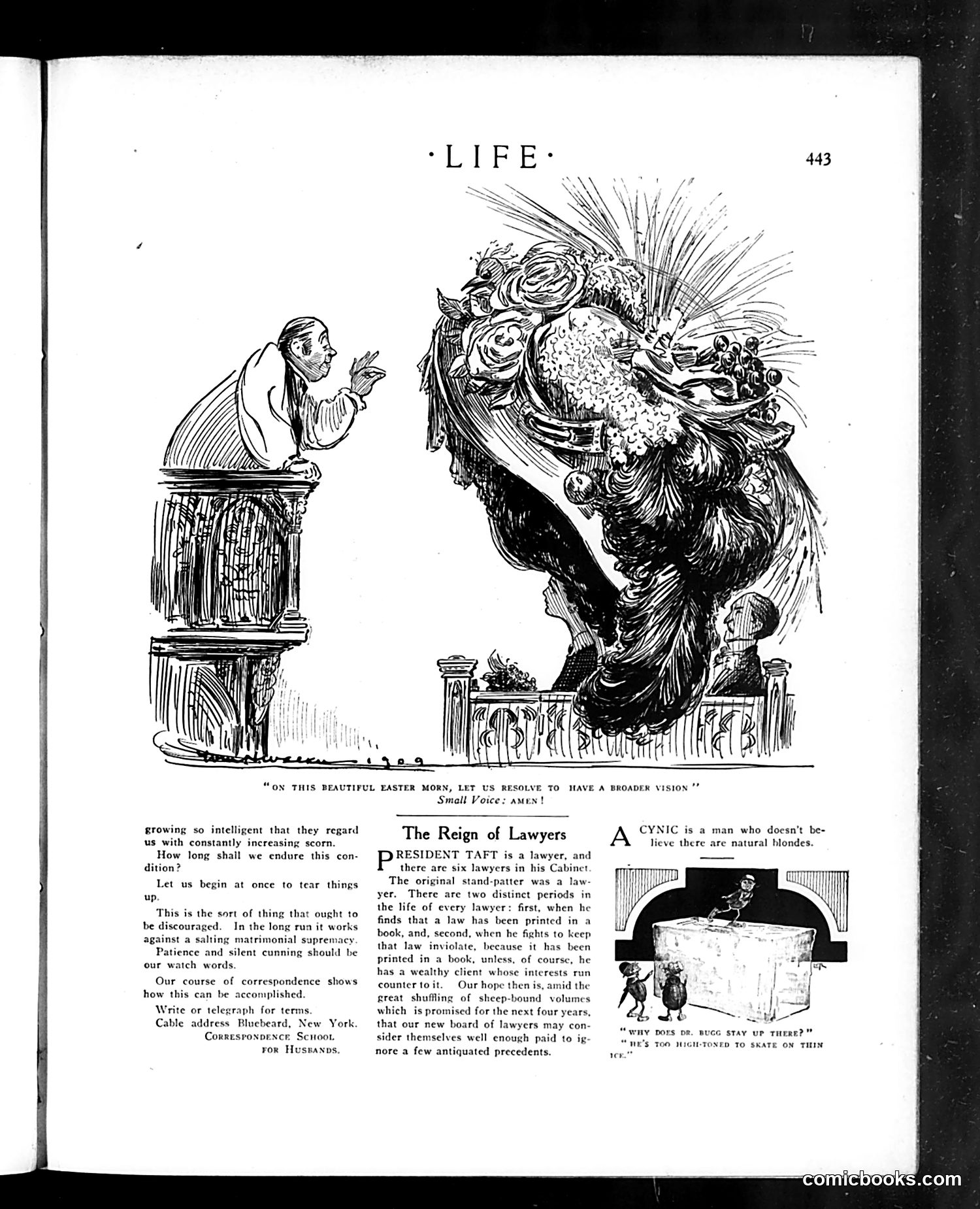 Life — April 1, 1909 — page 23 of 52