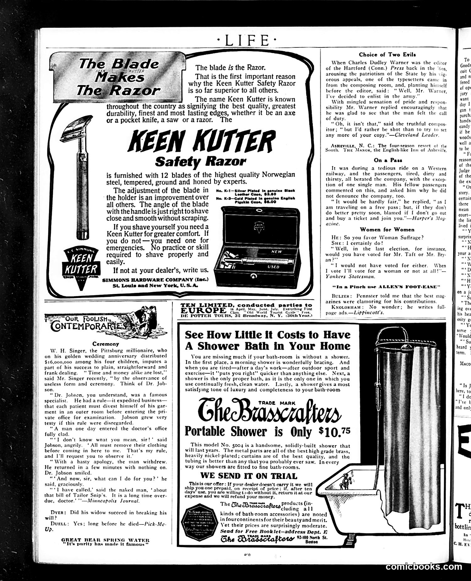Life — April 1, 1909 — page 40 of 52