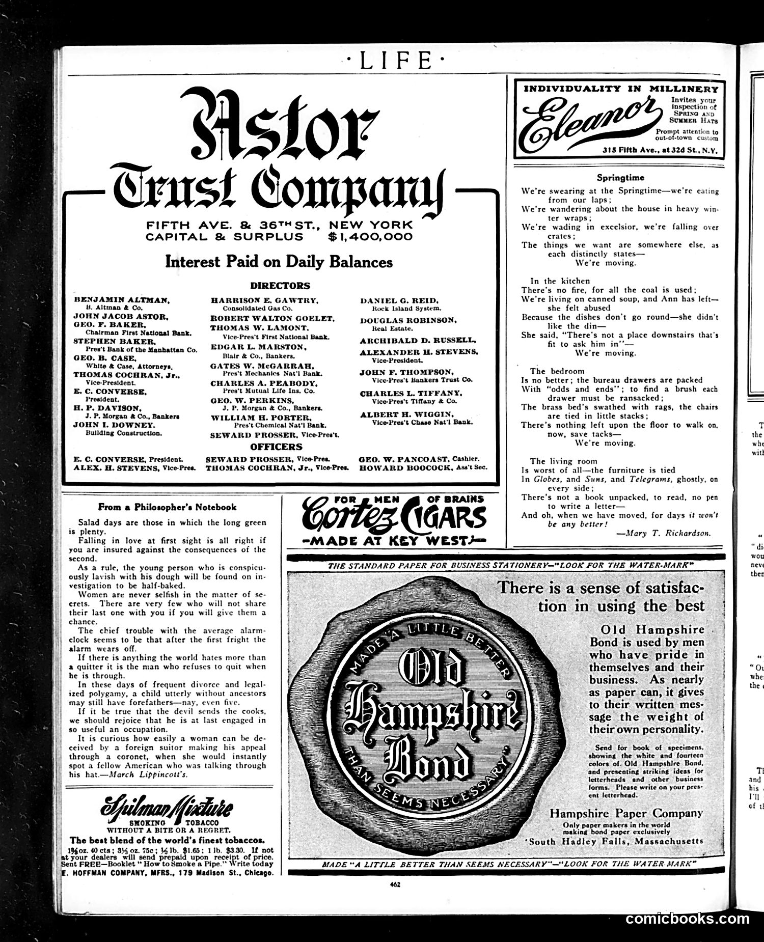 Life — April 1, 1909 — page 42 of 52