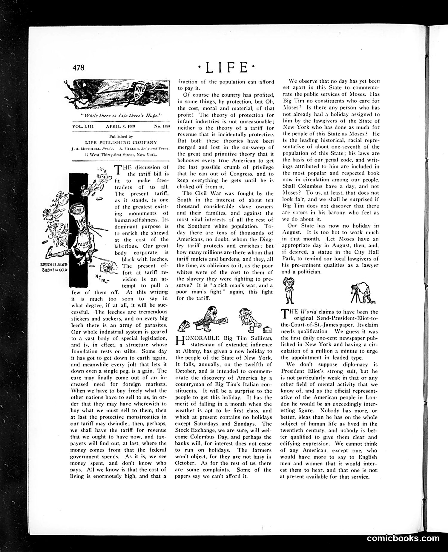 Life — April 8, 1909 — page 6 of 32