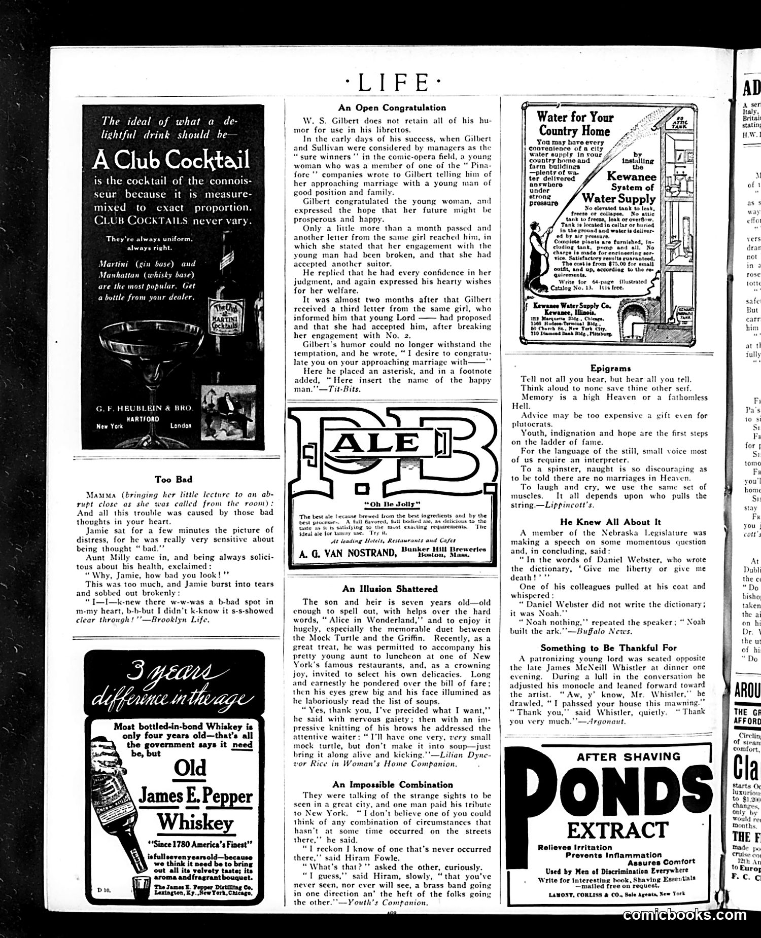 Life — April 8, 1909 — page 26 of 32