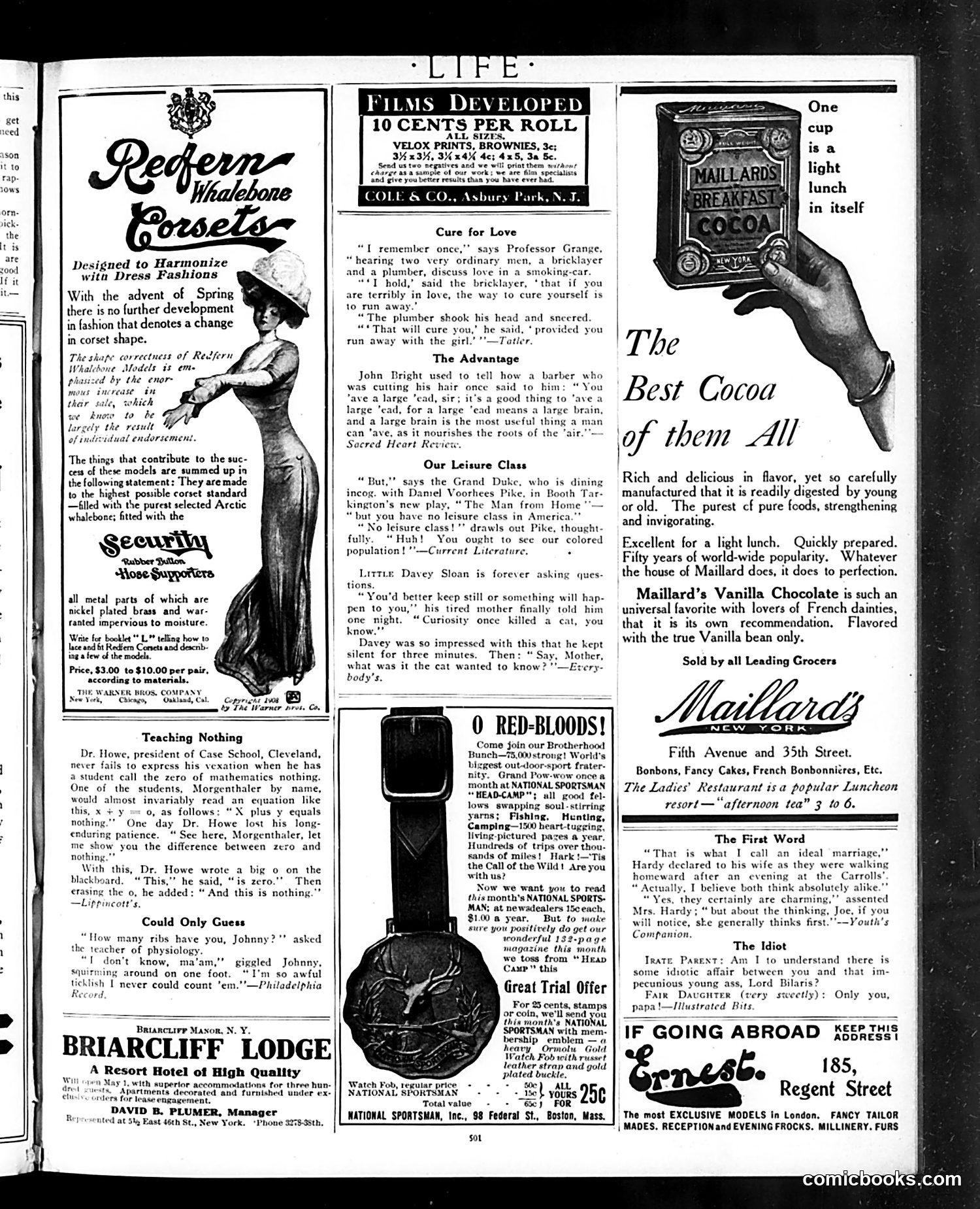 Life — April 8, 1909 — page 29 of 32
