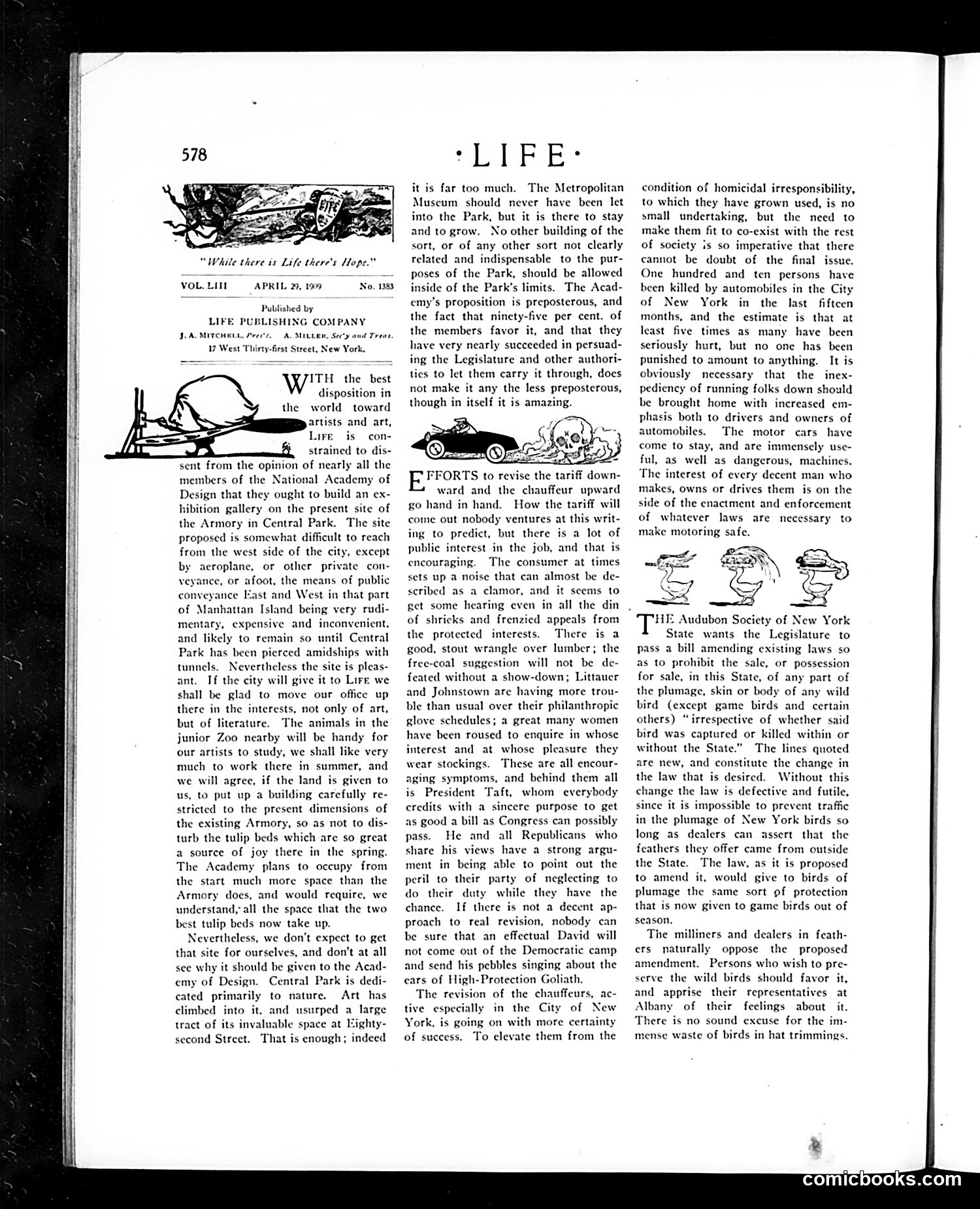 Life — April 29, 1909 — page 6 of 28