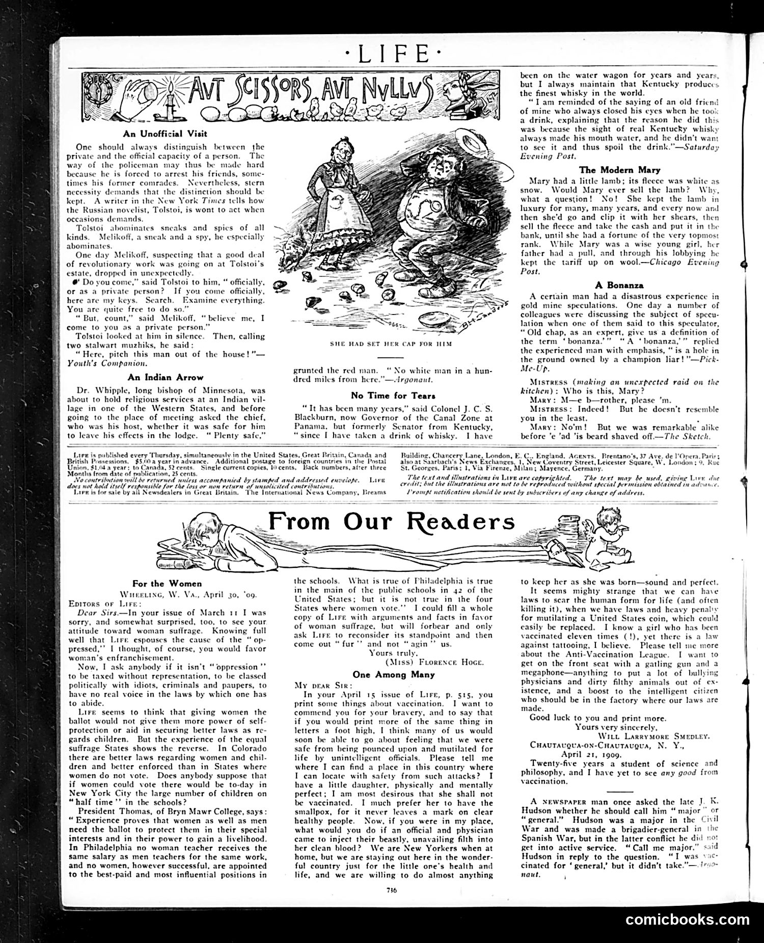 Life — May 27, 1909 — page 20 of 32