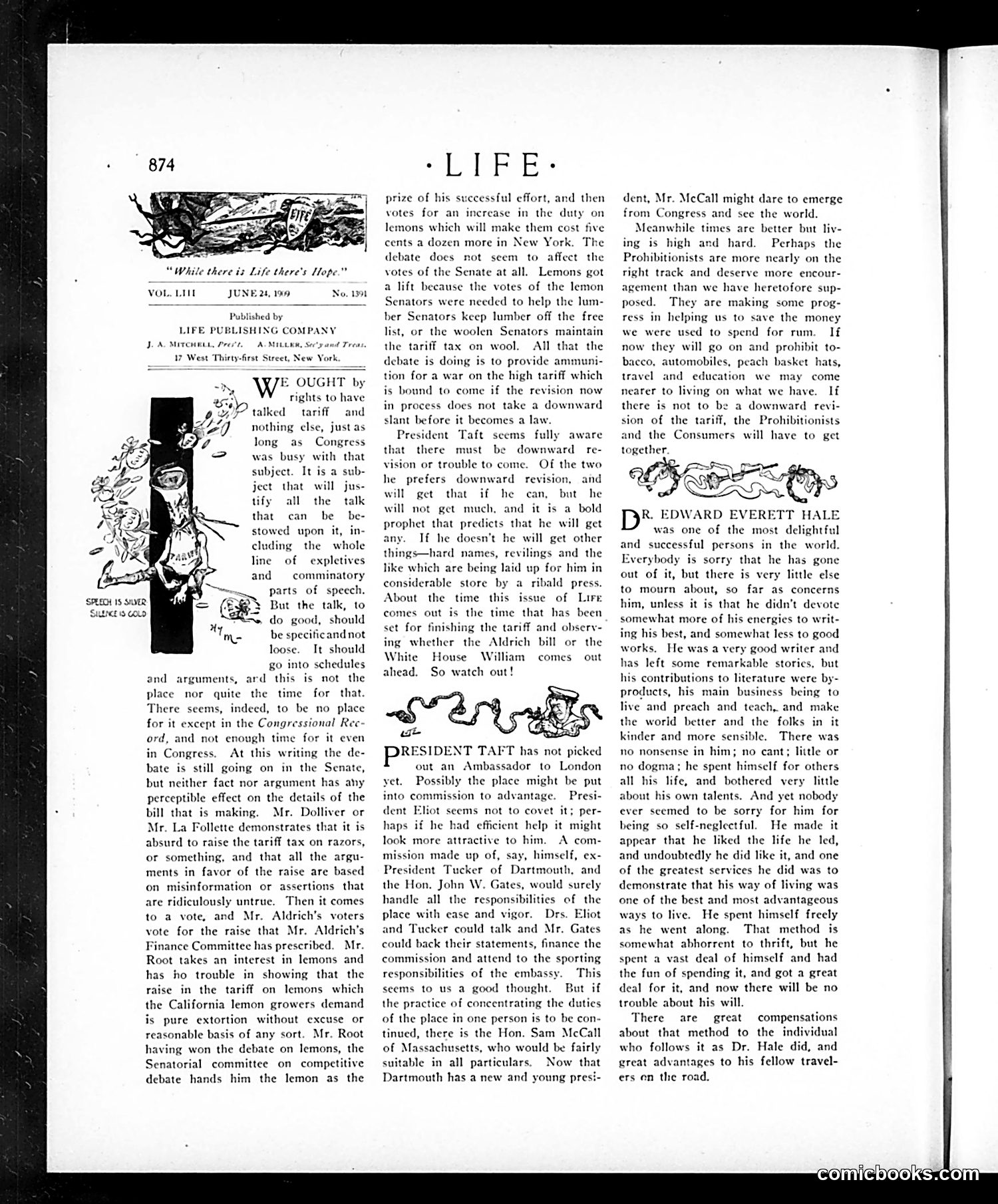 Life — June 24, 1909 — page 6 of 29