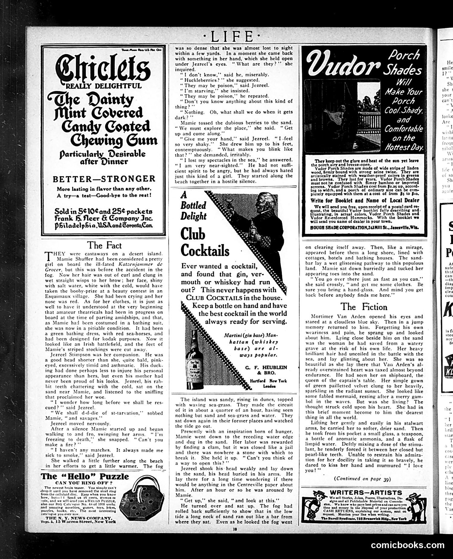 Life — July 1, 1909 — page 38 of 44
