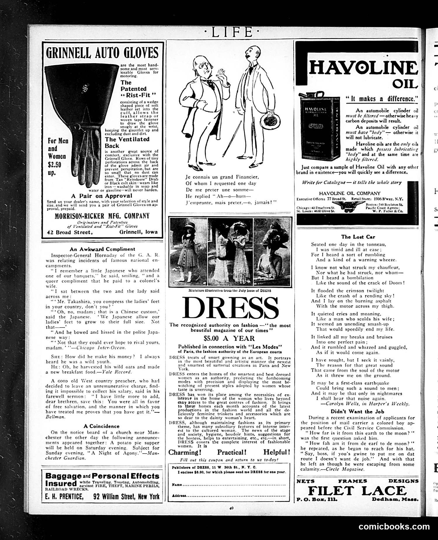 Life — July 1, 1909 — page 40 of 44