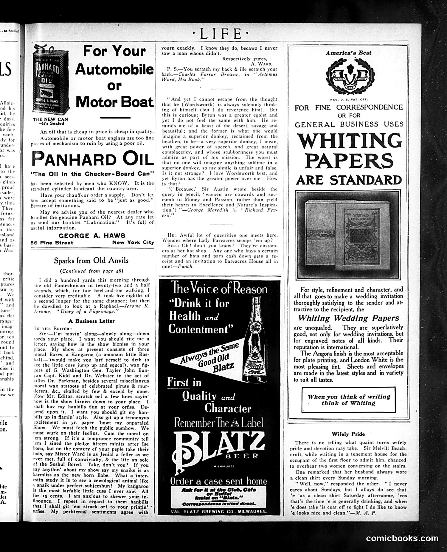 Life — July 8, 1909 — page 3 of 28