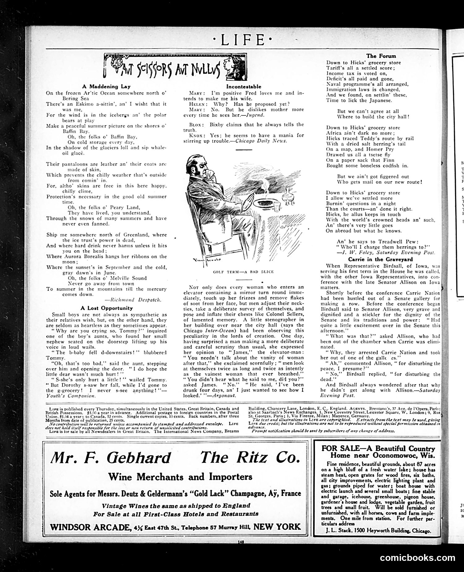 Life — July 29, 1909 — page 20 of 28