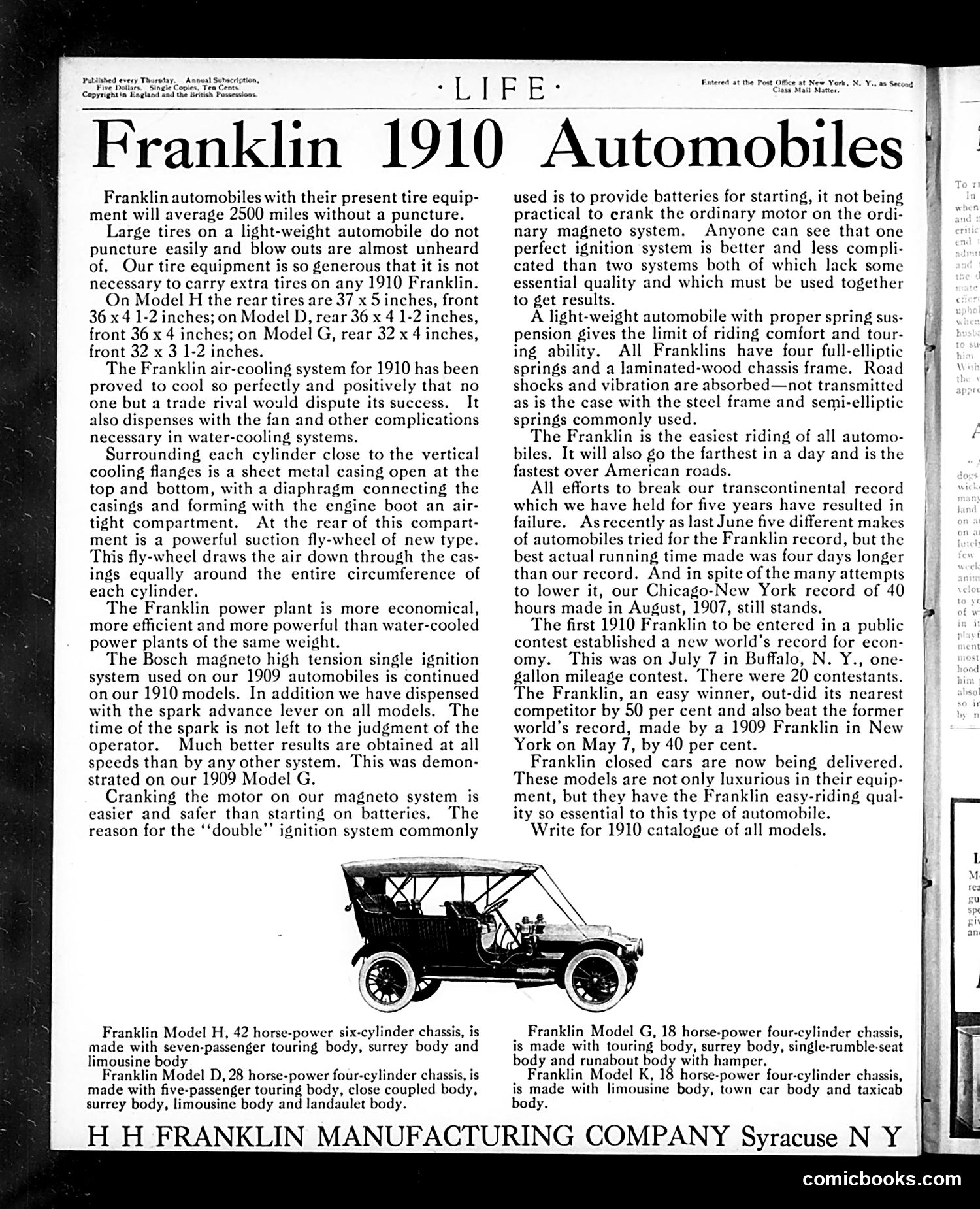 Life — August 12, 1909 — page 2 of 28