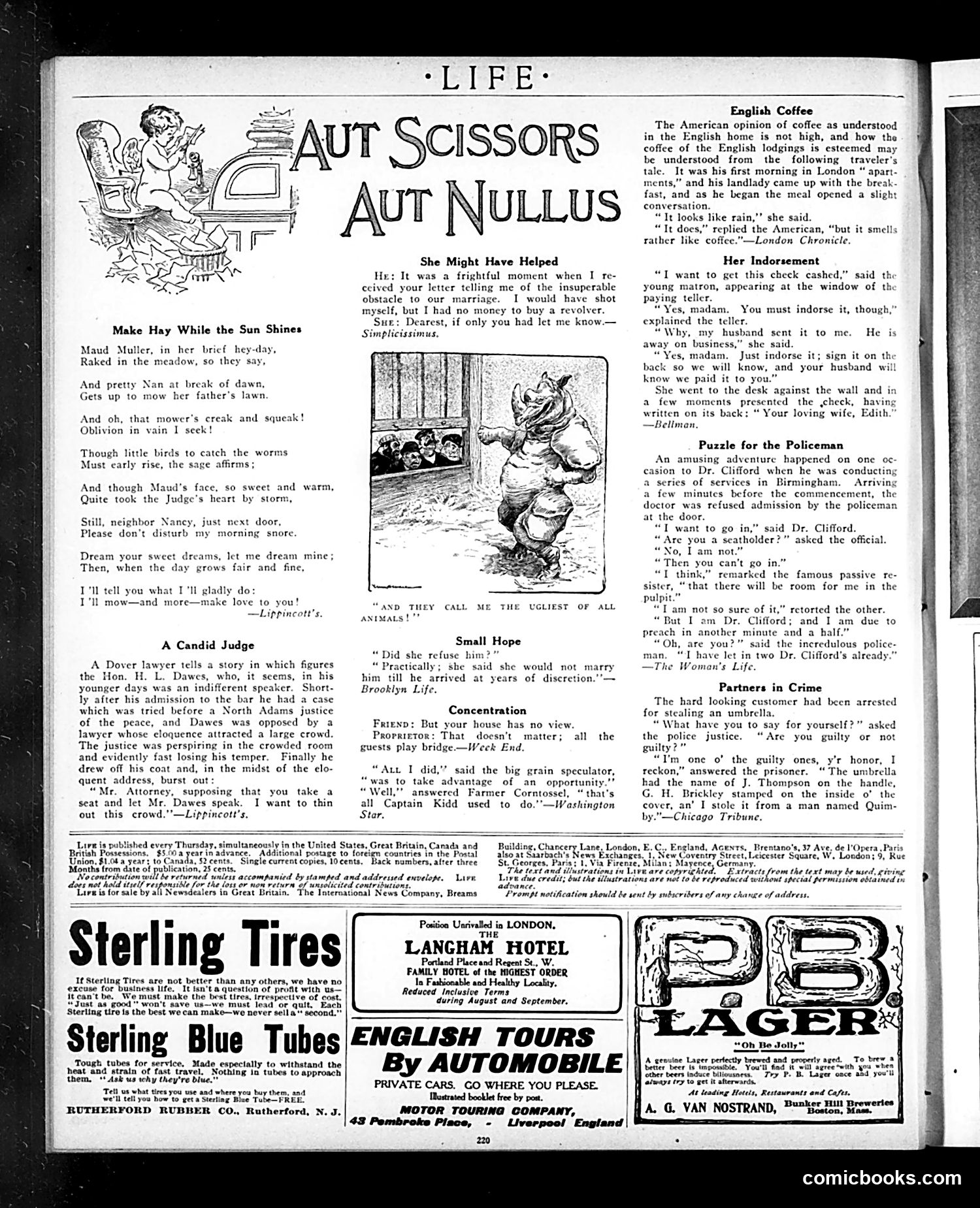 Life — August 12, 1909 — page 20 of 28