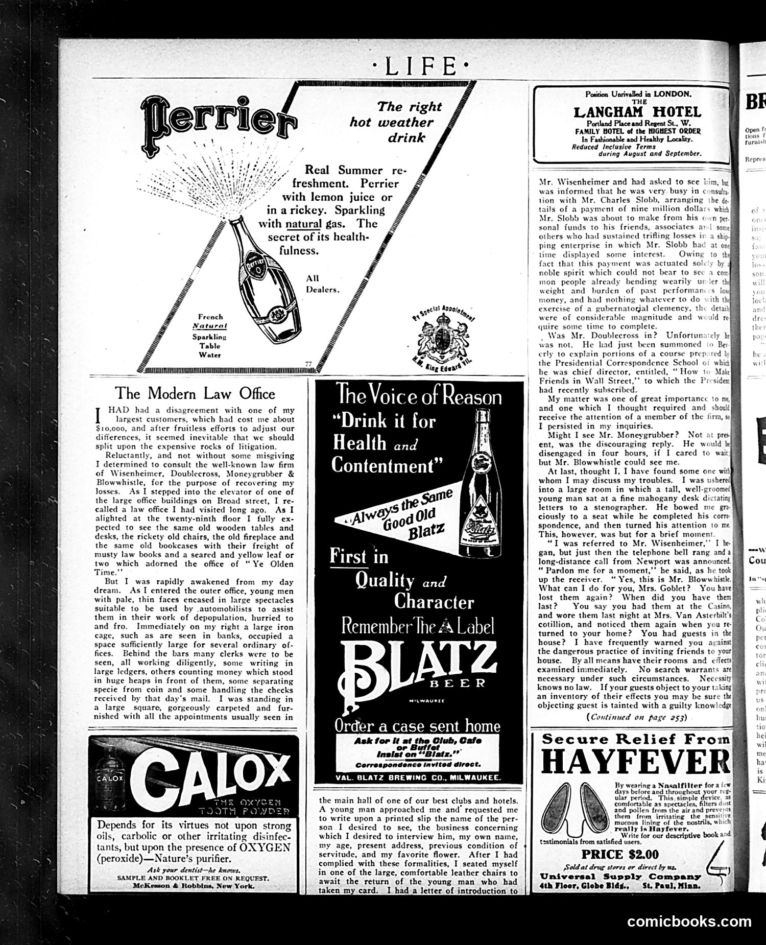 Life — August 19, 1909 — page 24 of 28