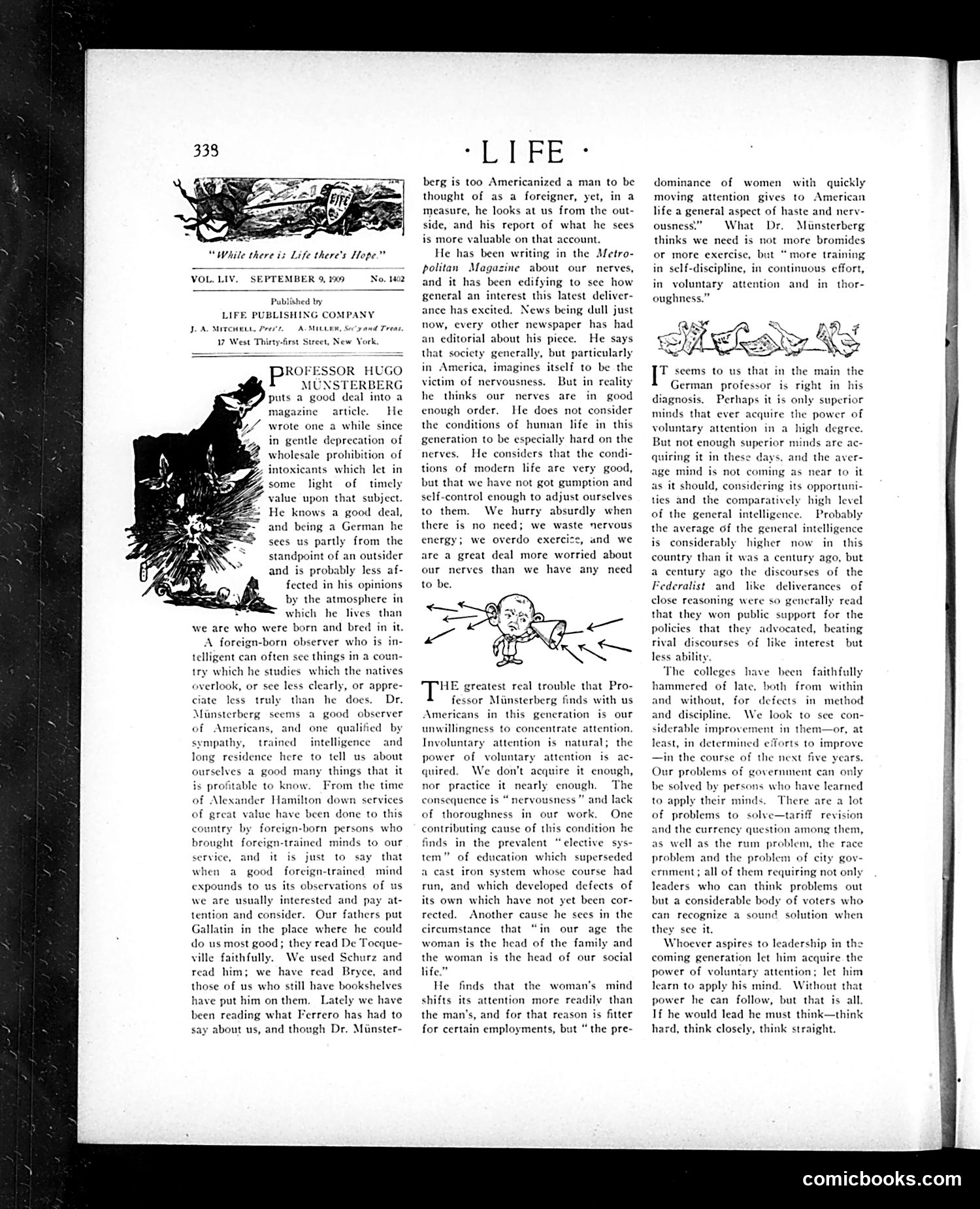 Life — September 9, 1909 — page 6 of 32